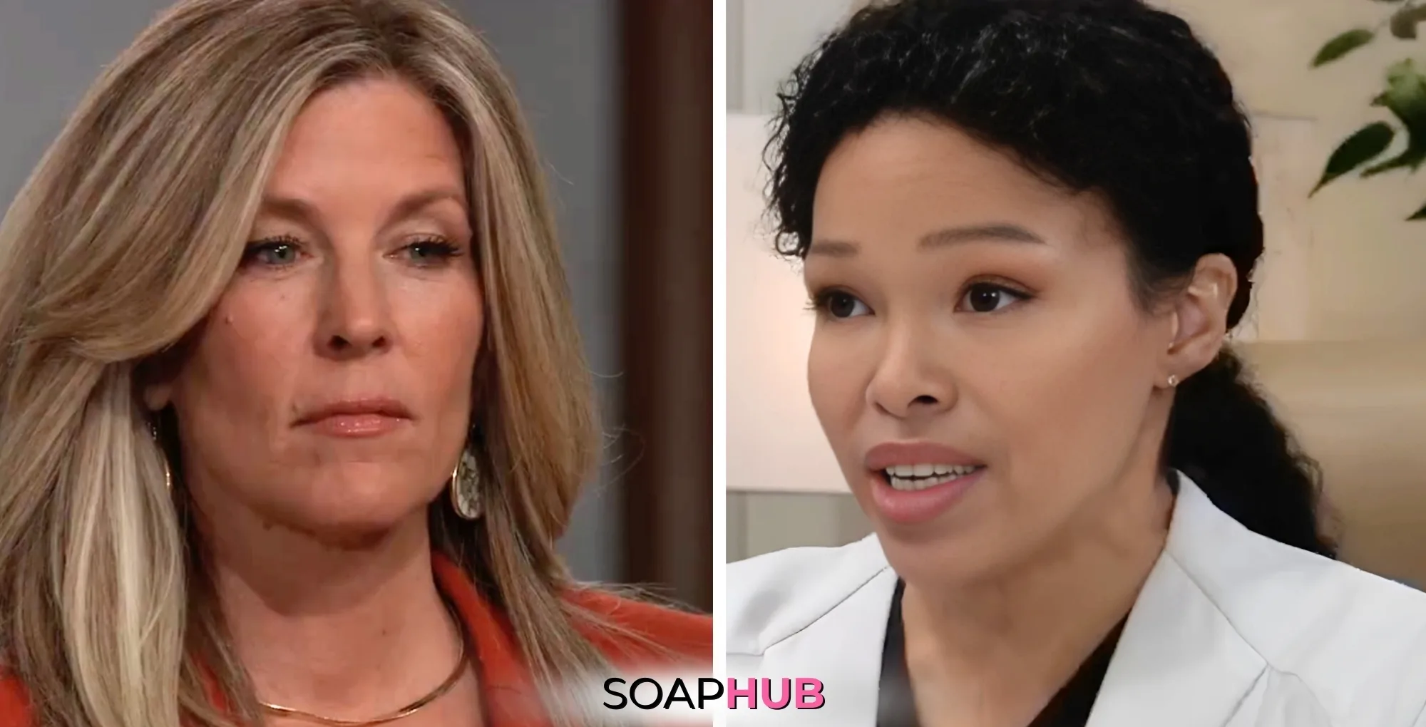 Carly lashes out while Portia is threatened in spoilers for the Tuesday March 4 episode of General Hospital, with the Soap Hub logo