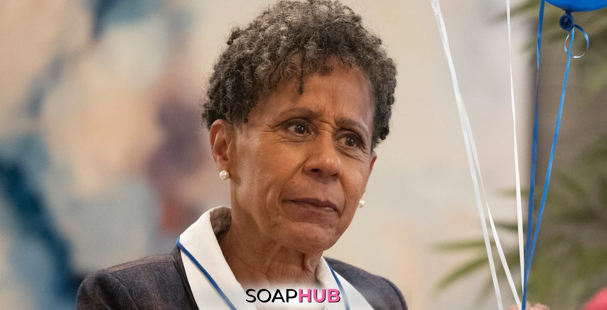 General Hospital Stella with the Soap Hub logo