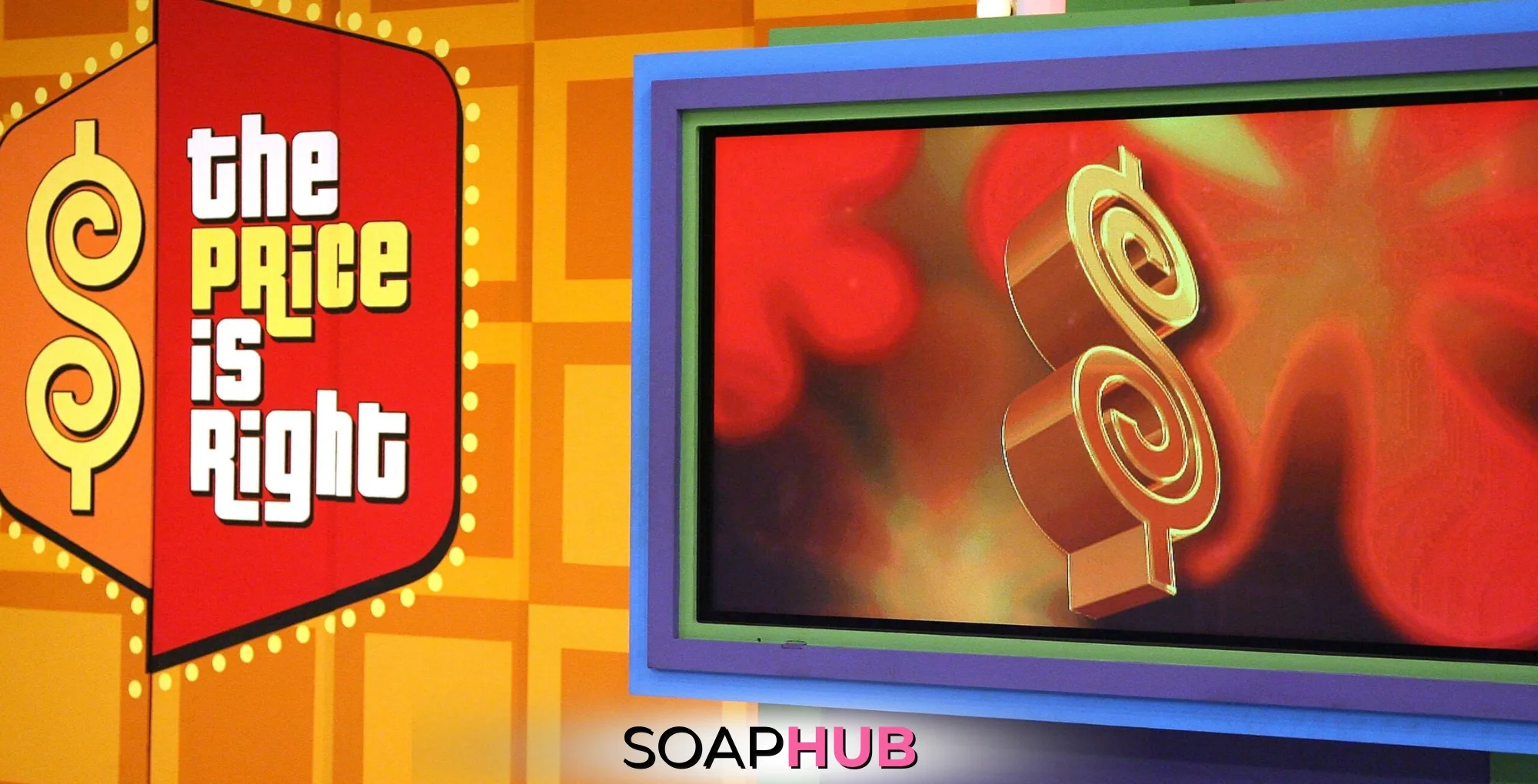 The Price Is Right logo with the Soap Hub logo.