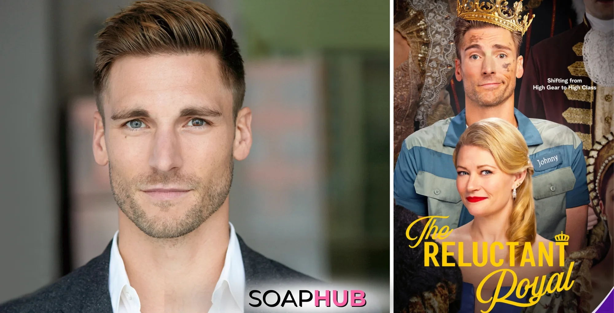 Andrew Walker The Reluctant Royal with the Soap Hub logo.