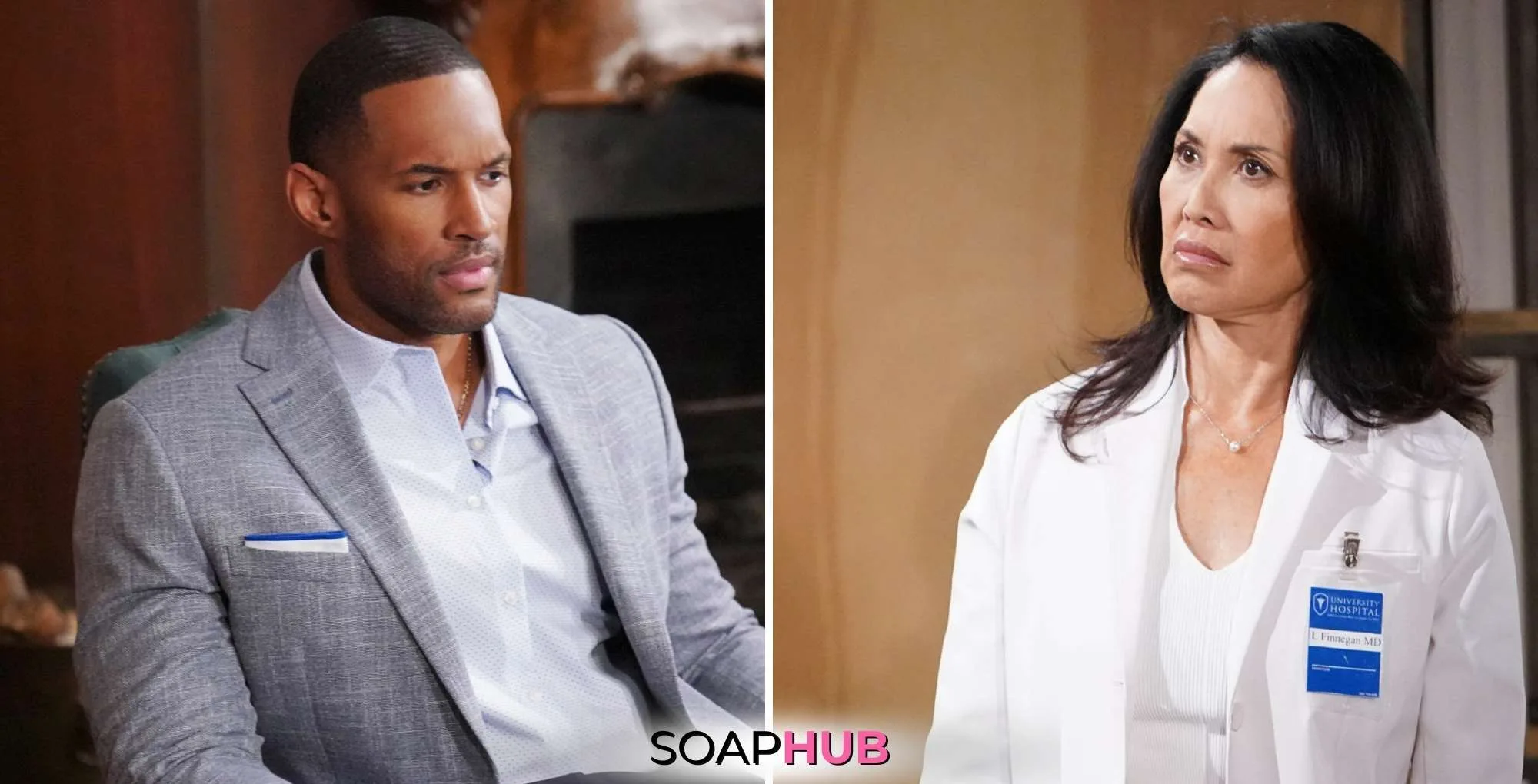 Weekly Bold and the Beautiful Recap March 10 - 14: Carter and Li with the SoapHub logo.