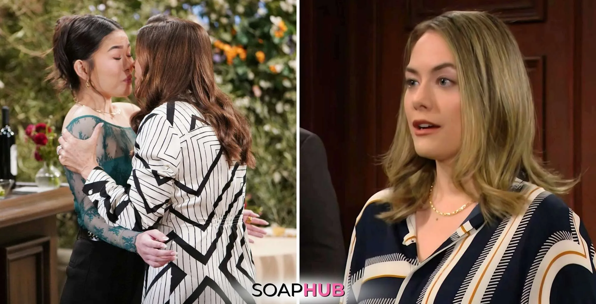 Weekly Bold and the Beautiful Recap March 17 - 21 collage with the SoapHub logo.