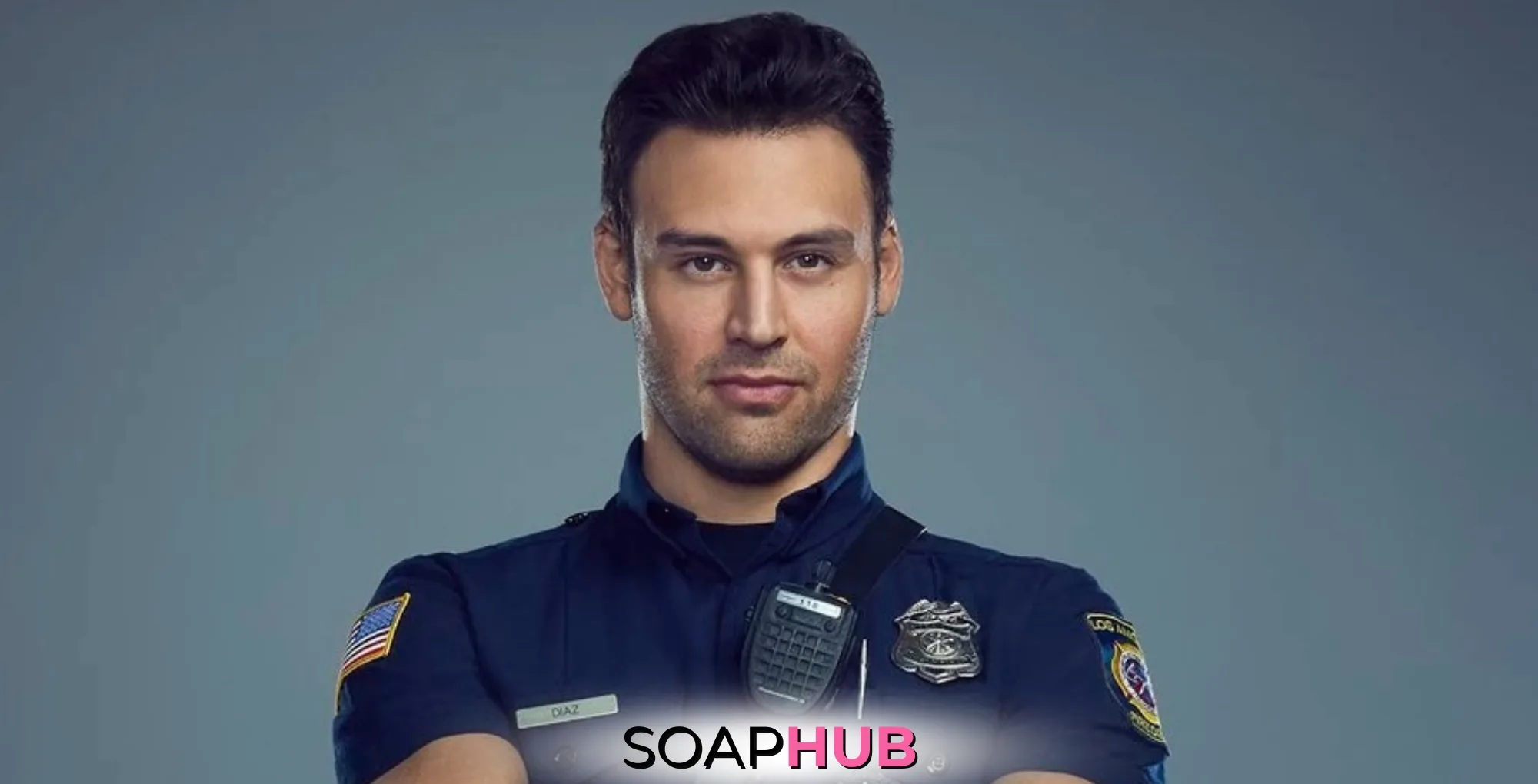 Will Eddie Diaz leave 9-1-1 with the Soap Hub logo.