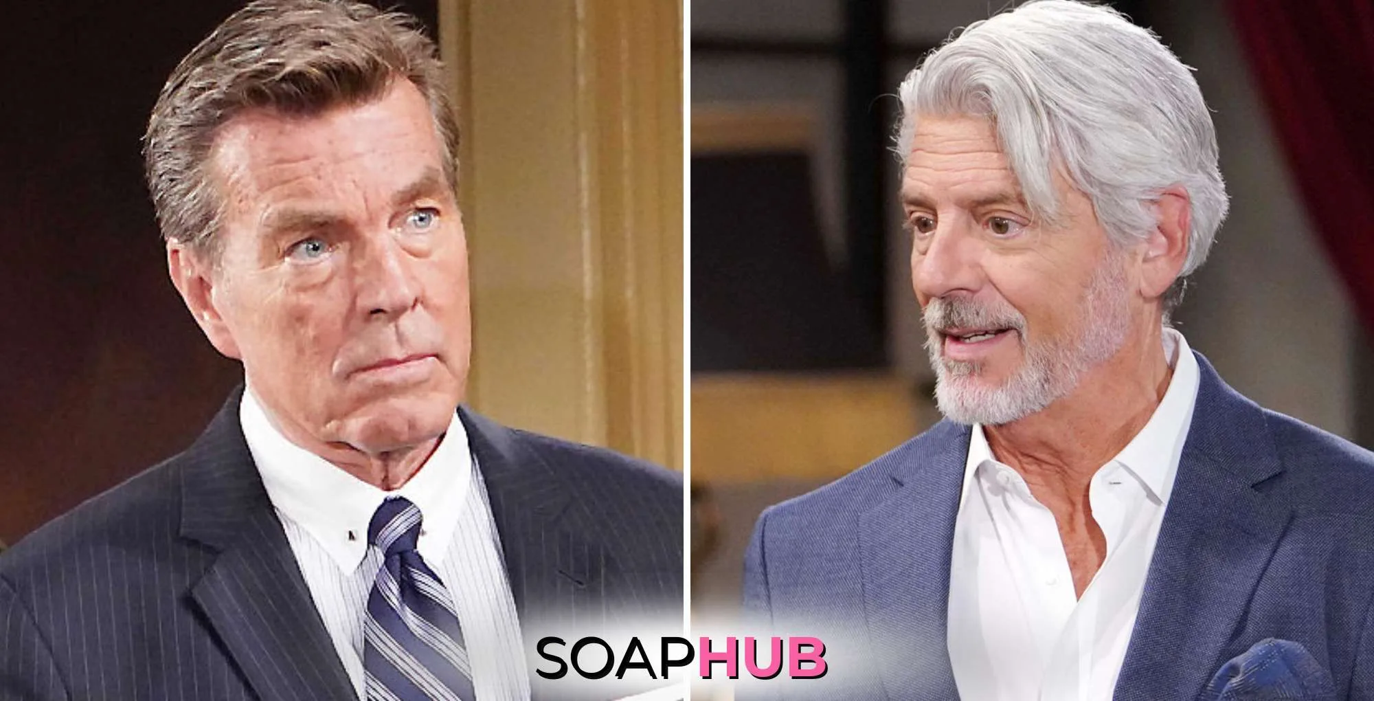 Young and the Restless Jack and Alan with the Soap Hub logo.