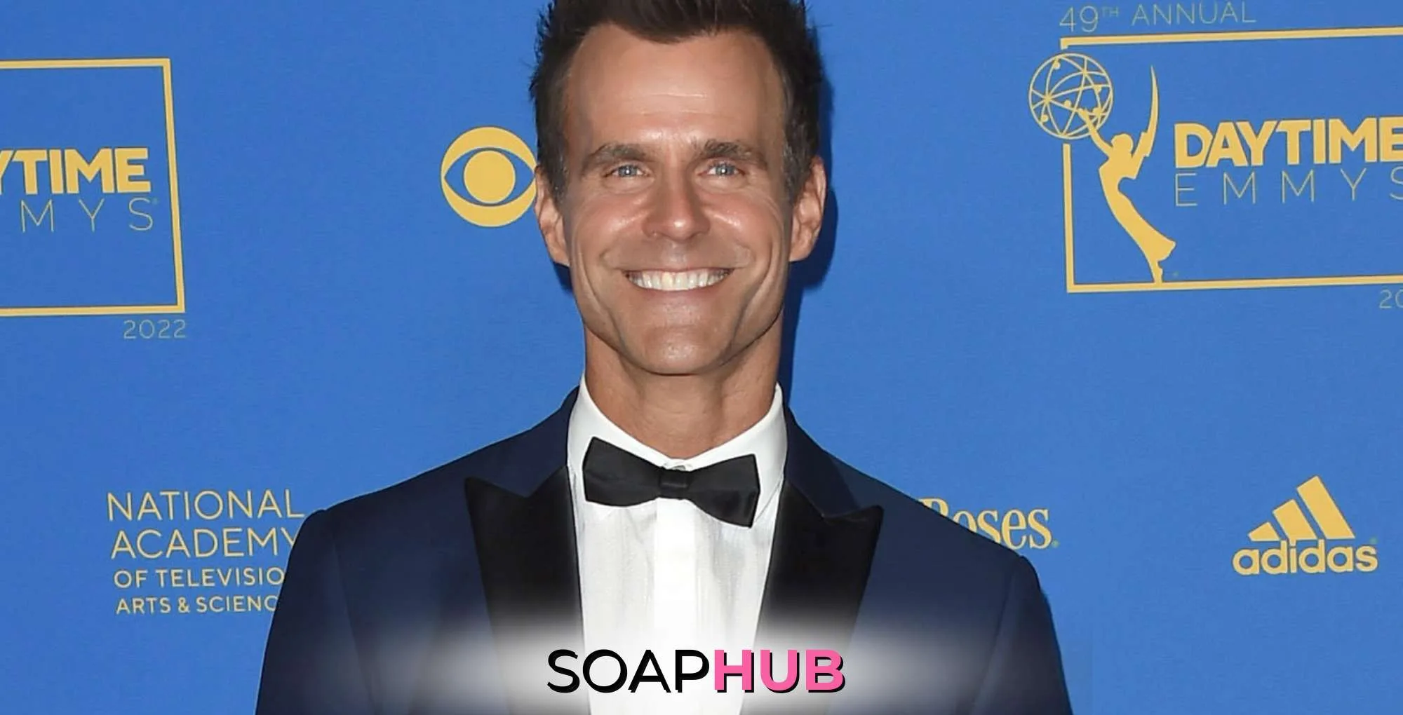 General Hospital Cameron Mathison with the Soap Hub logo.