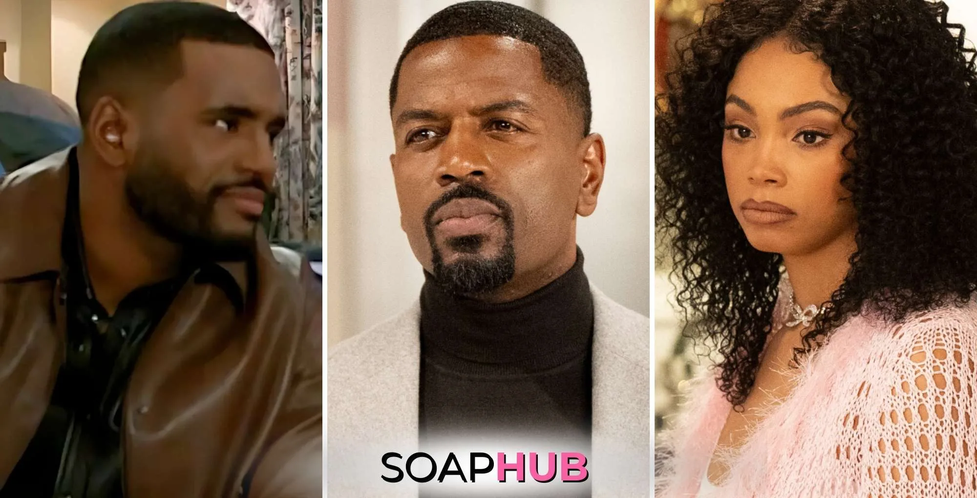 Beyond The Gates What To Watch Weekly Update April 7-11 Andre, Ted, and Chelsea with the Soap Hub logo.