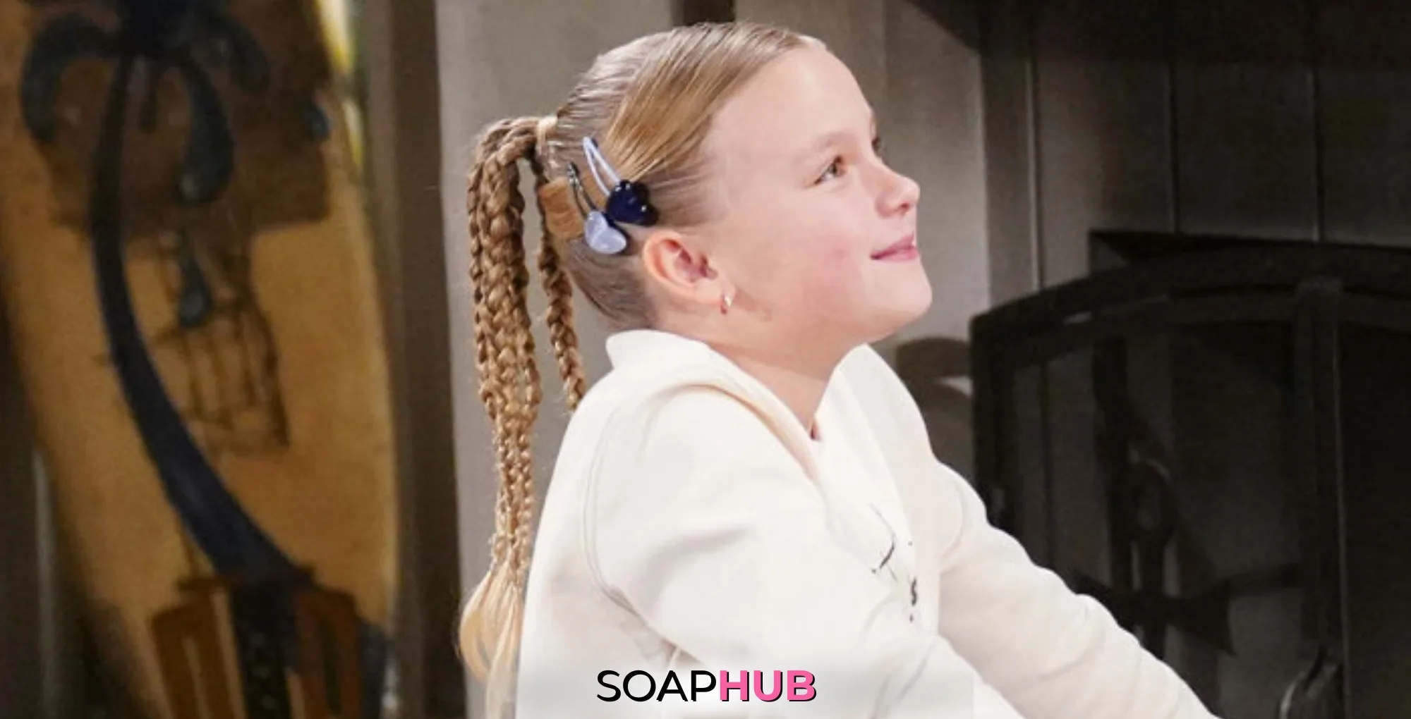Bold and the Beautiful Must Watch Moments April 18 Kelly with the Soap Hub logo.