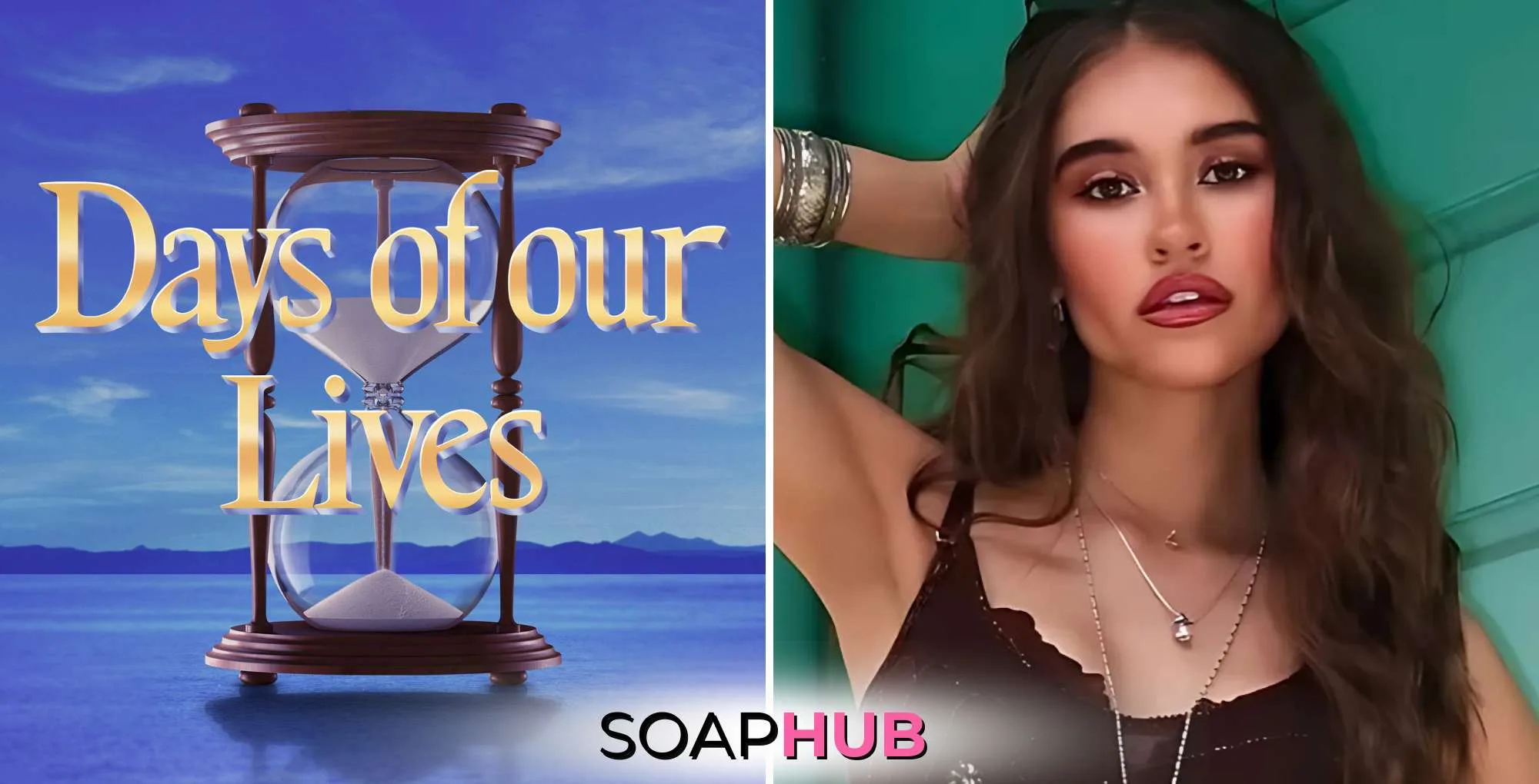 Days of our Lives Marissa Reyes with the Soap Hub logo.