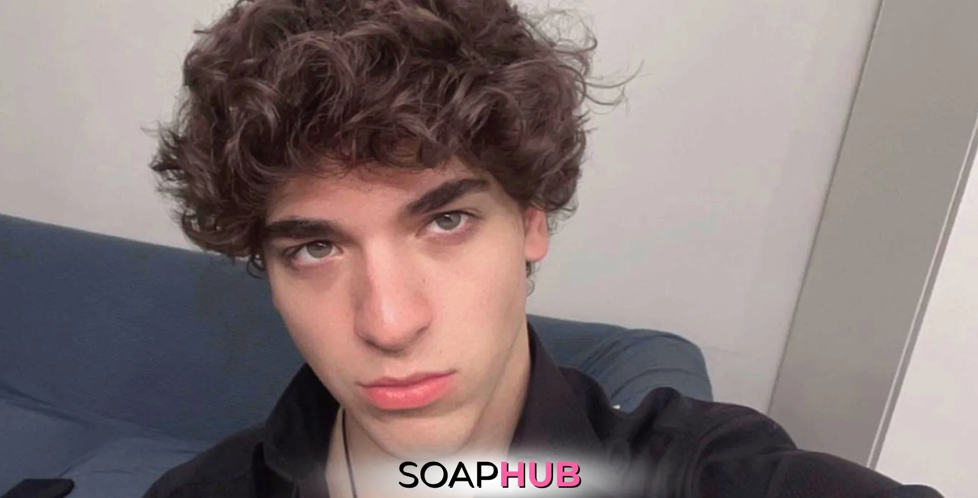 Days of Our Lives' Louis Tomeo with the Soap Hub logo across the bottom.