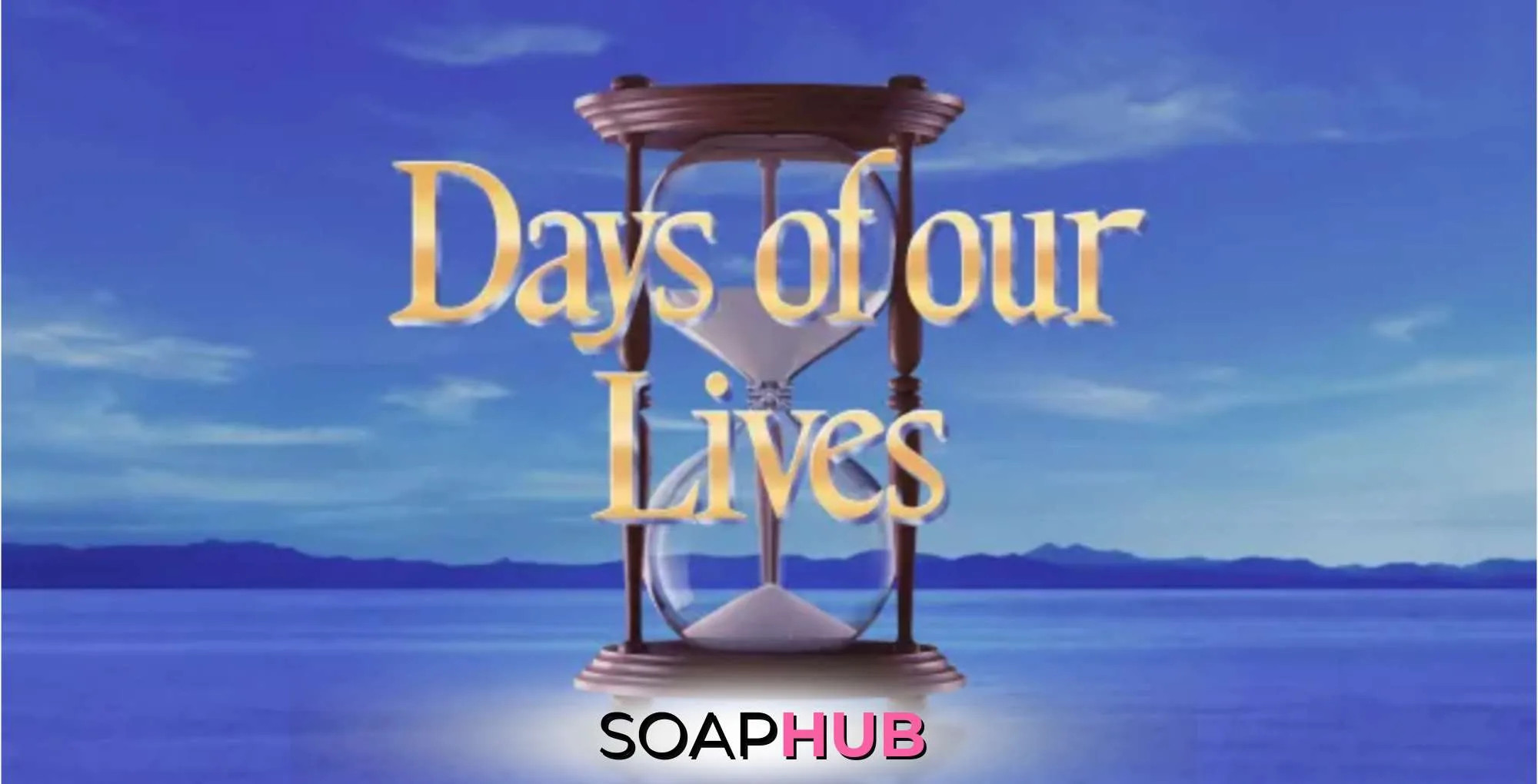 Days of Our Lives logo with the Soap Hub logo.