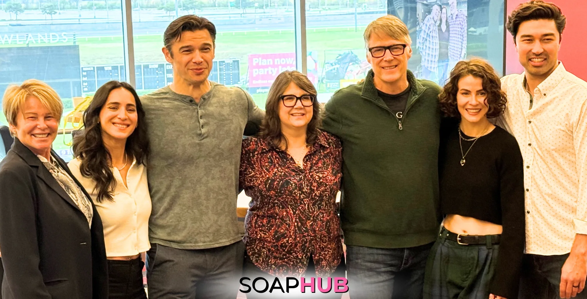 The Days of Our Lives Cast with the Soap Hub logo.