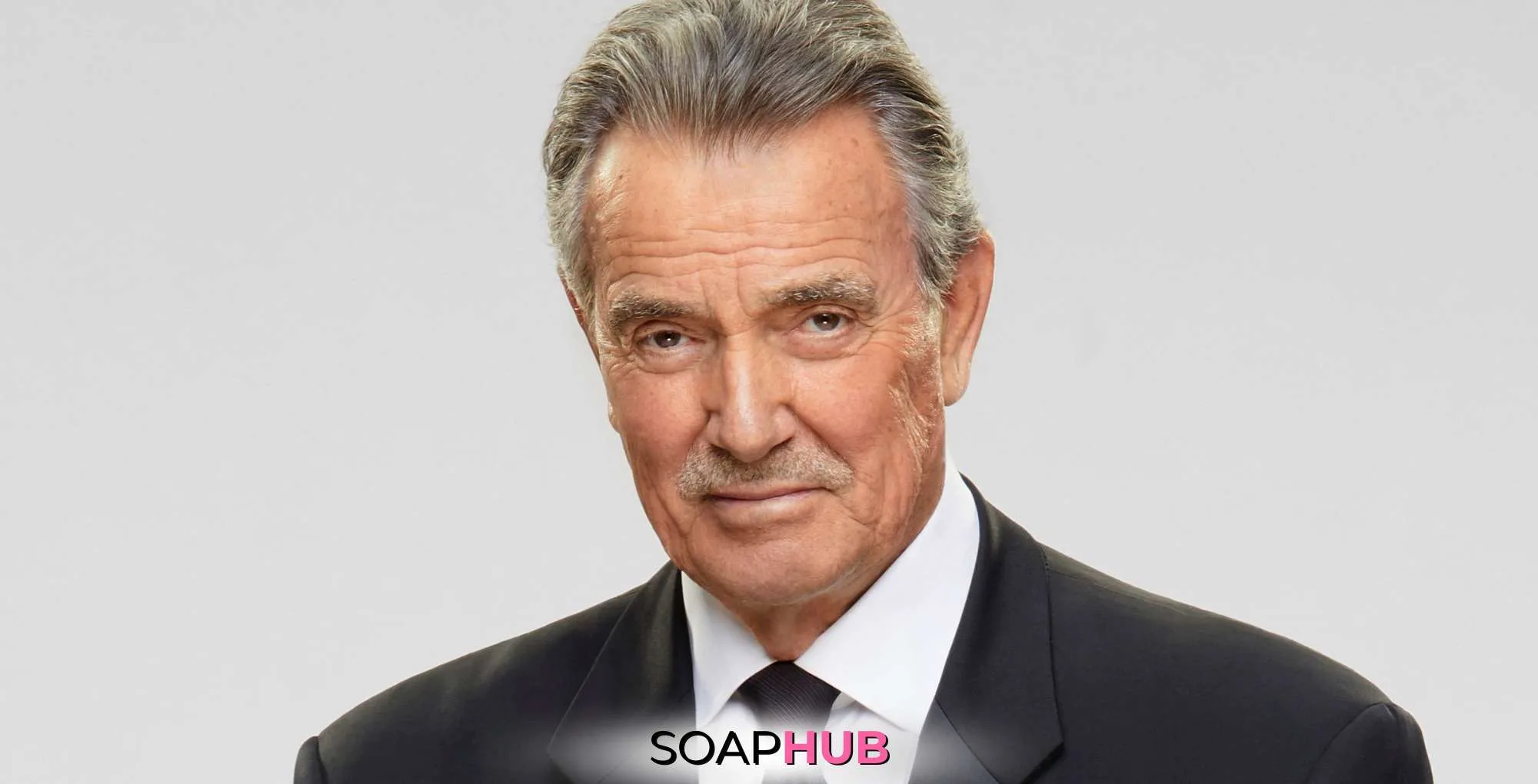 Young and the Restless Star Eric Braeden with the SoapHub logo.