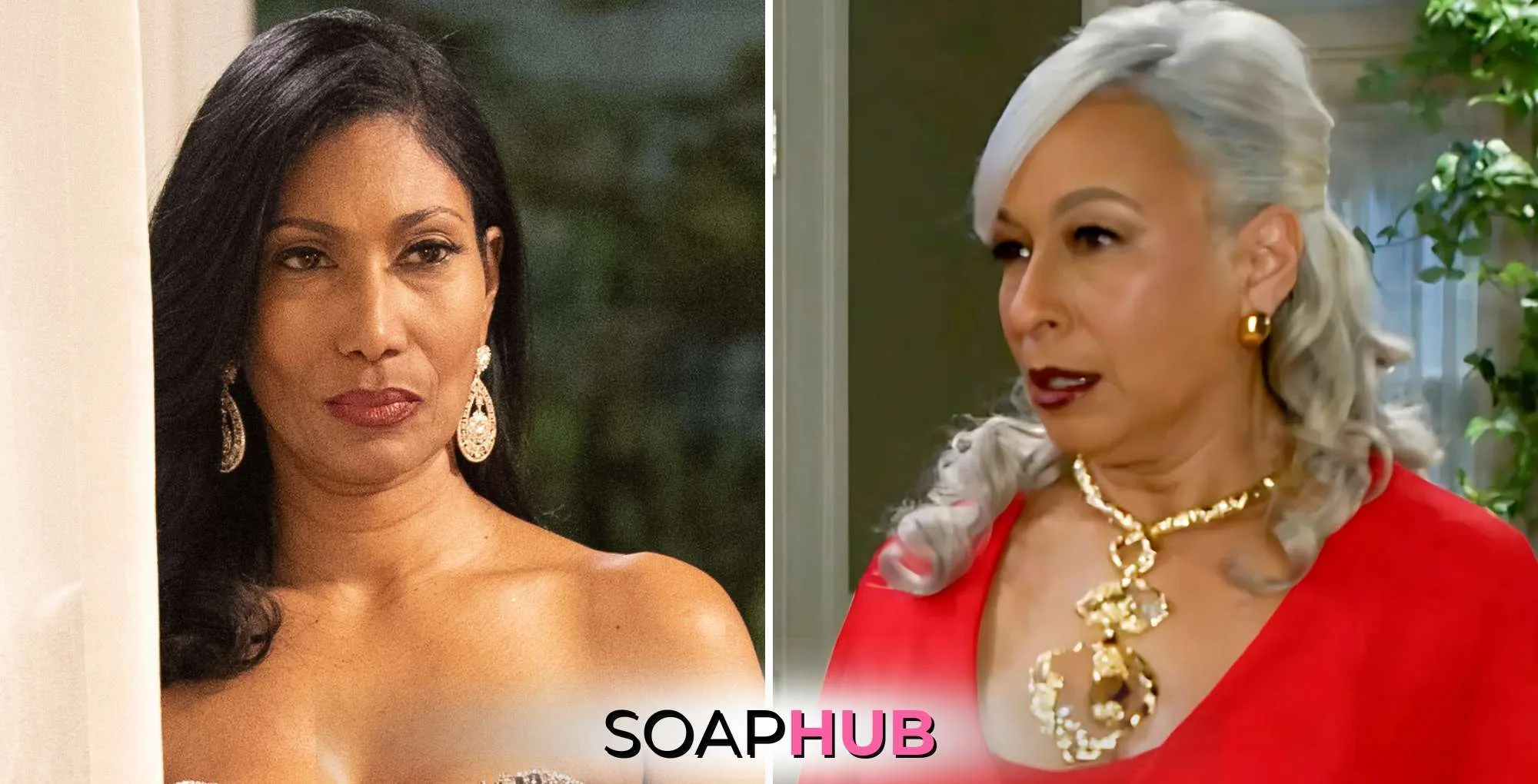 Beyond The Gates What To Watch Storylines Weekly Update May 19–23 Leslie and Anita with the Soap Hub logo.