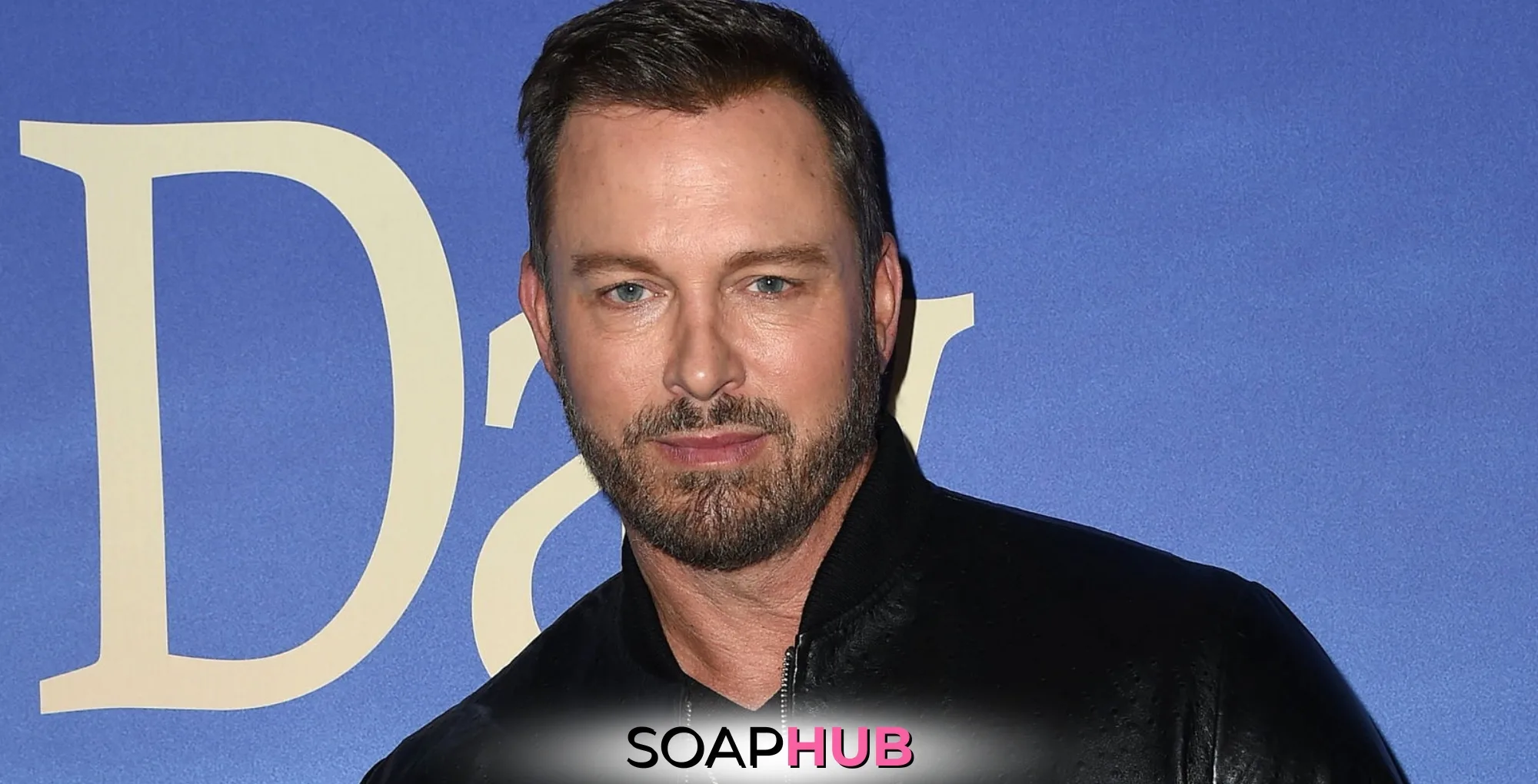 Days of Our Lives' Eric Martsolf with the Soap Hub logo across the bottom.