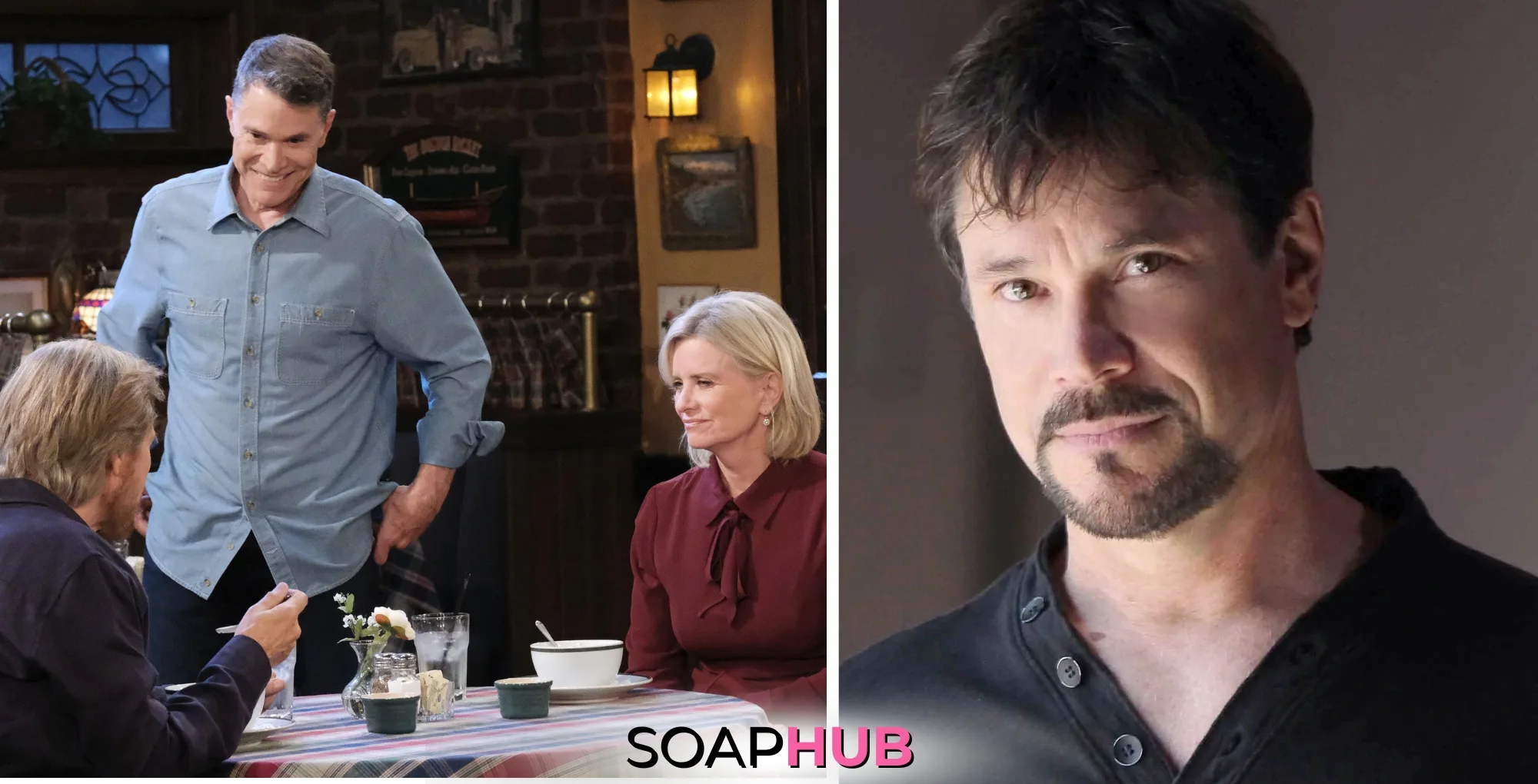 Days of Our Lives' Bo Brady with the Soap Hub logo across the bottom.