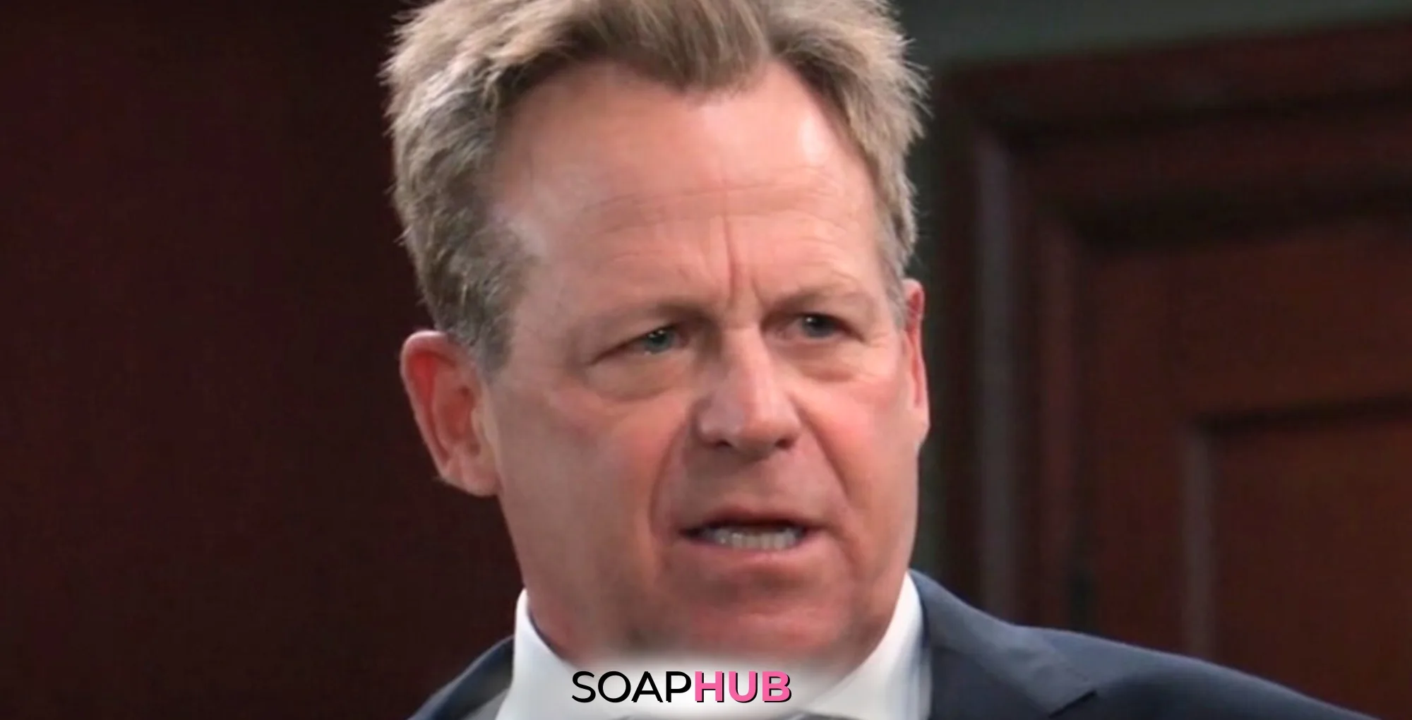 General Hospital's Scotty Baldwin with the Soap Hub logo across the bottom.
