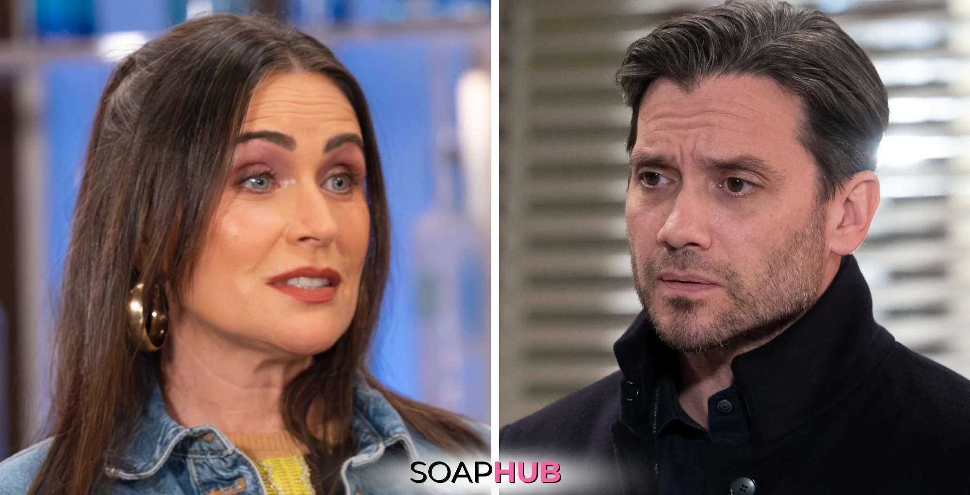 Lois pleads with Dante in spoilers for the Tuesday, May 6 episode of General Hospital, with the Soap Hub logo.
