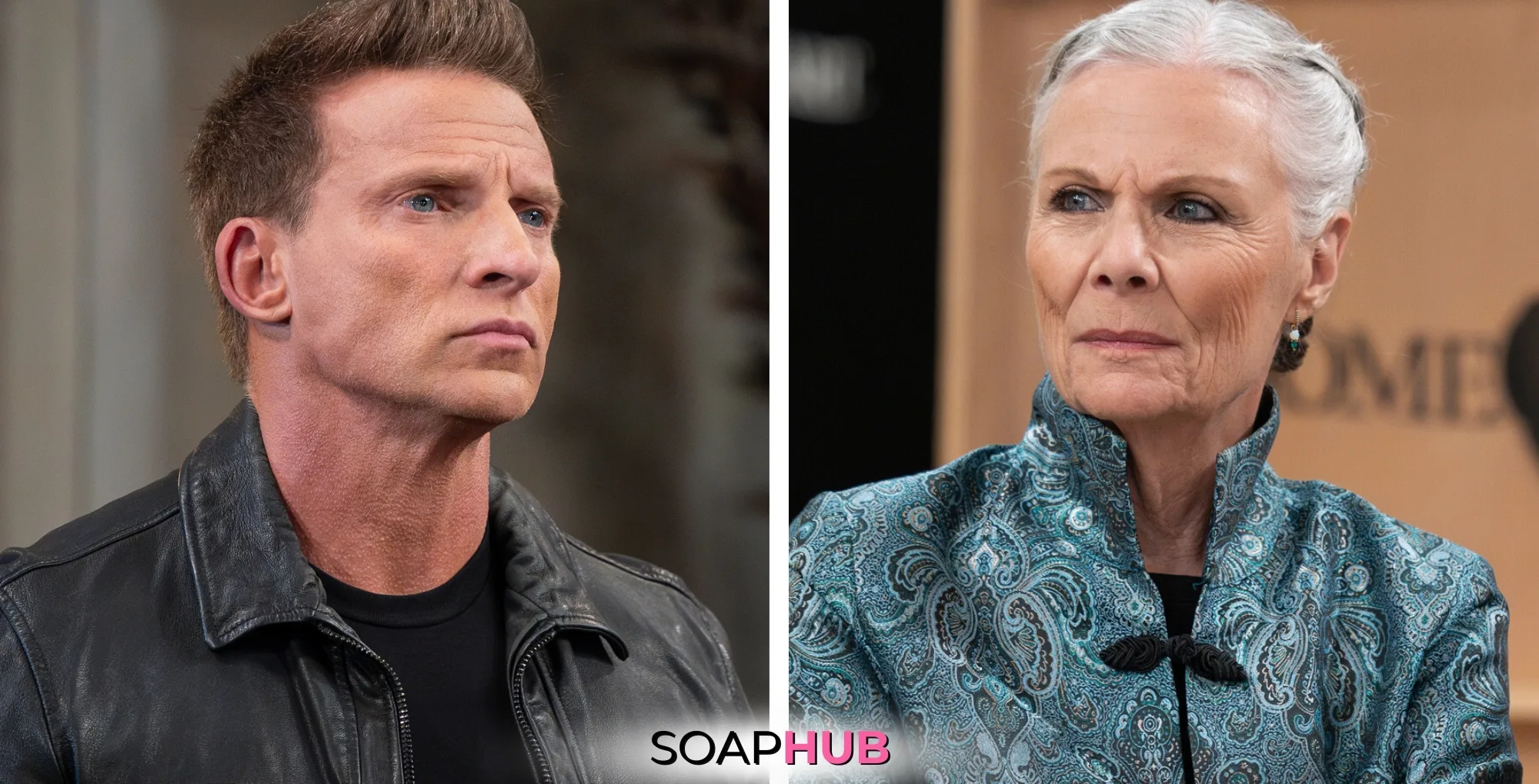 General Hospital Spoilers May 12 Jason and Tracy with the Soap Hub logo.