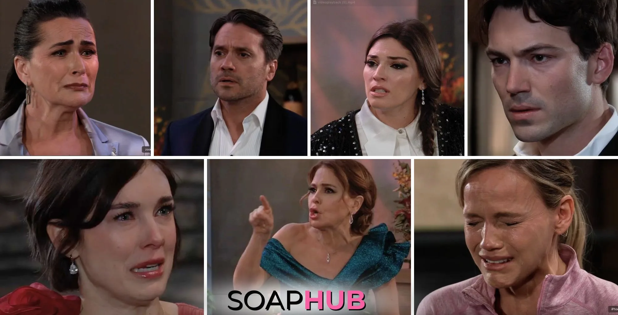 General Hospital spoilers preview collage for the week of May 26, 2025, with the Soap Hub logo