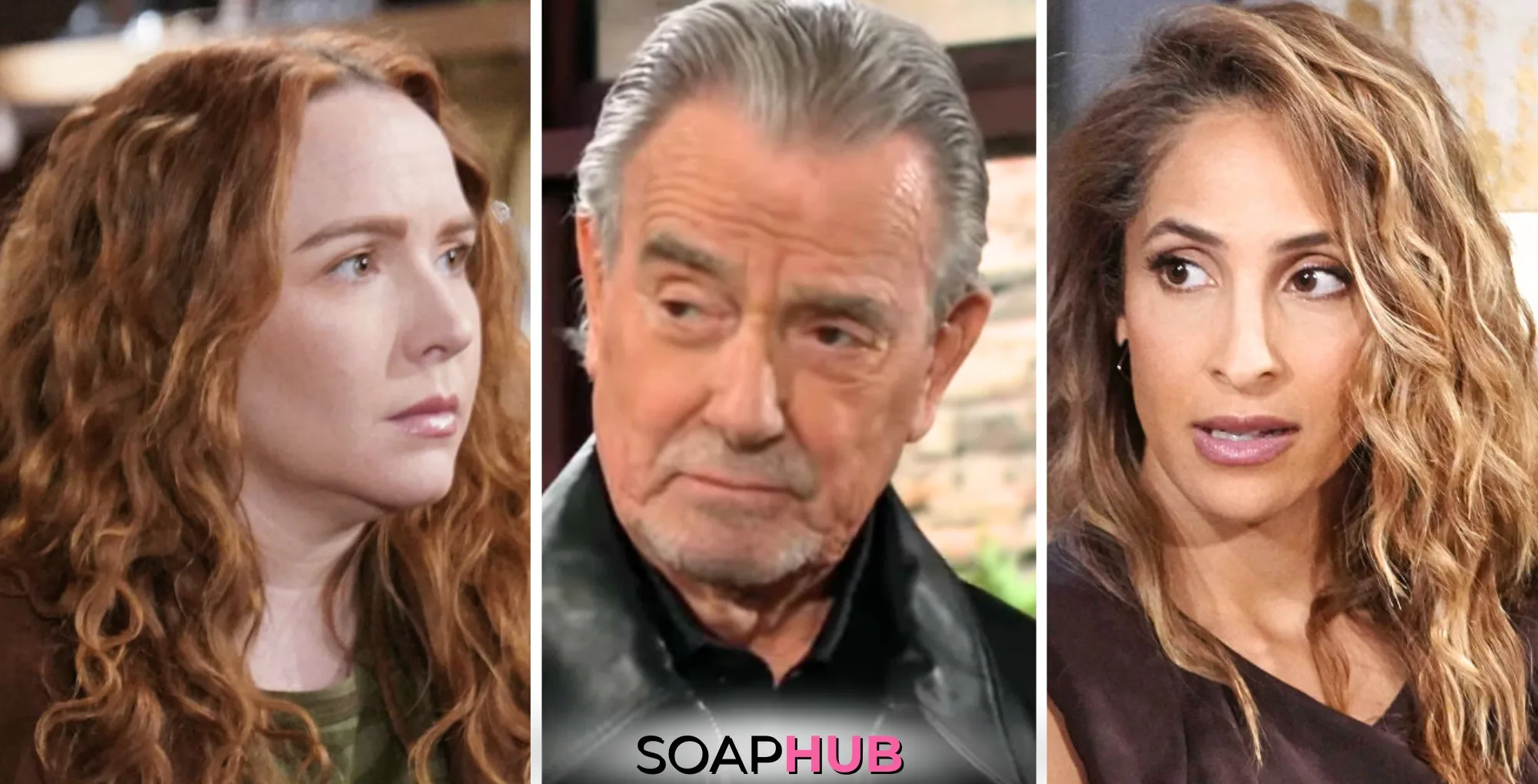 Mariah, Victor, and Lily are featured players in The Young and the Restless Spoilers for the week of June 2-6, 2025, With Soap Hub logo