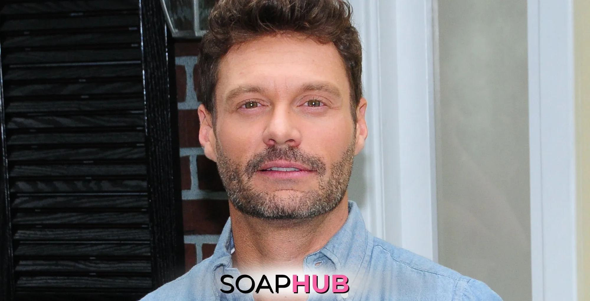 Wheel Of Fortune Ryan Seacrest with the Soap Hub logo.