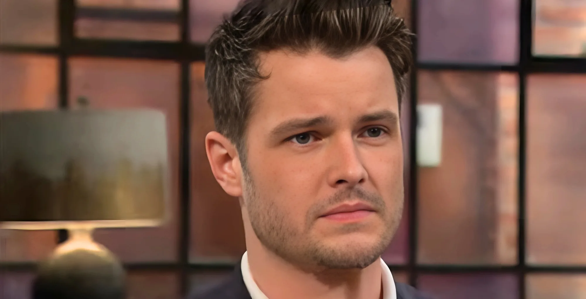 The Young and the Restless character Kyle; with the Soap Hub logo.
