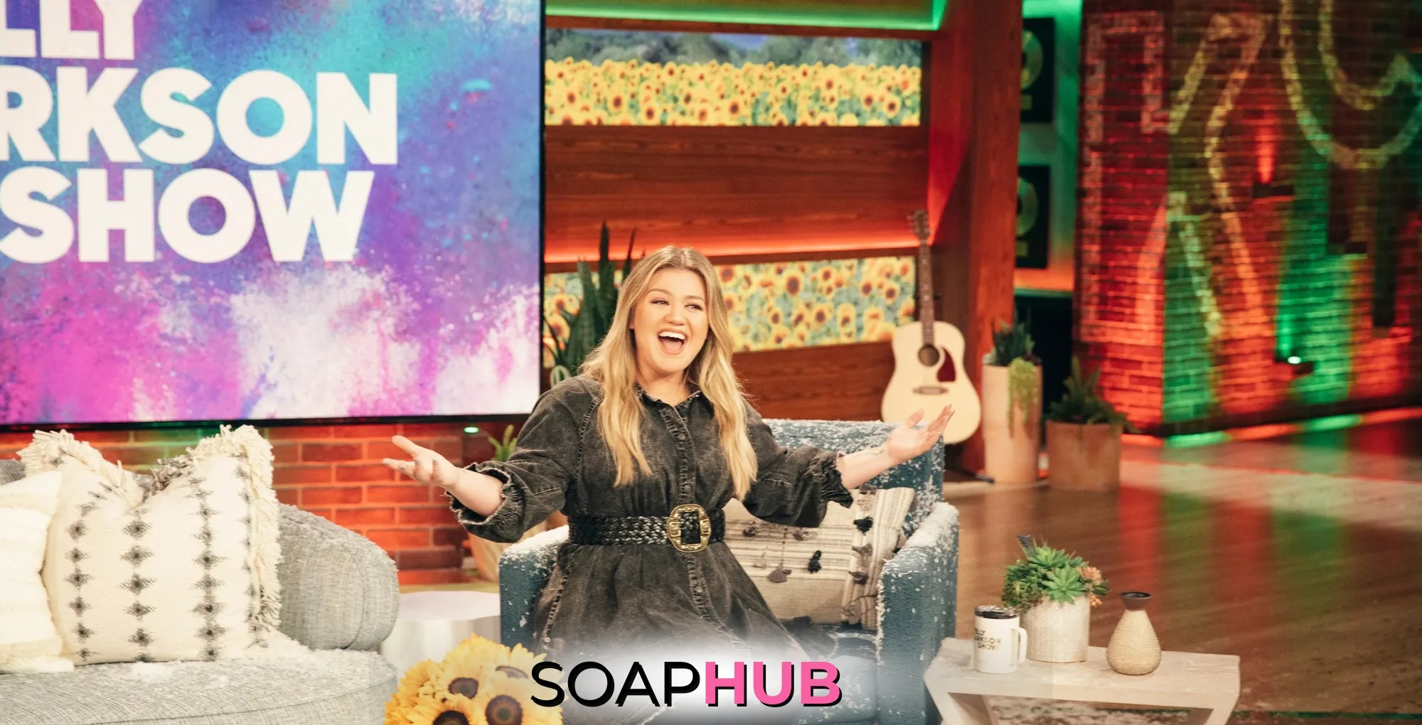 Kelly Clarkson Show with the Soap Hub logo.