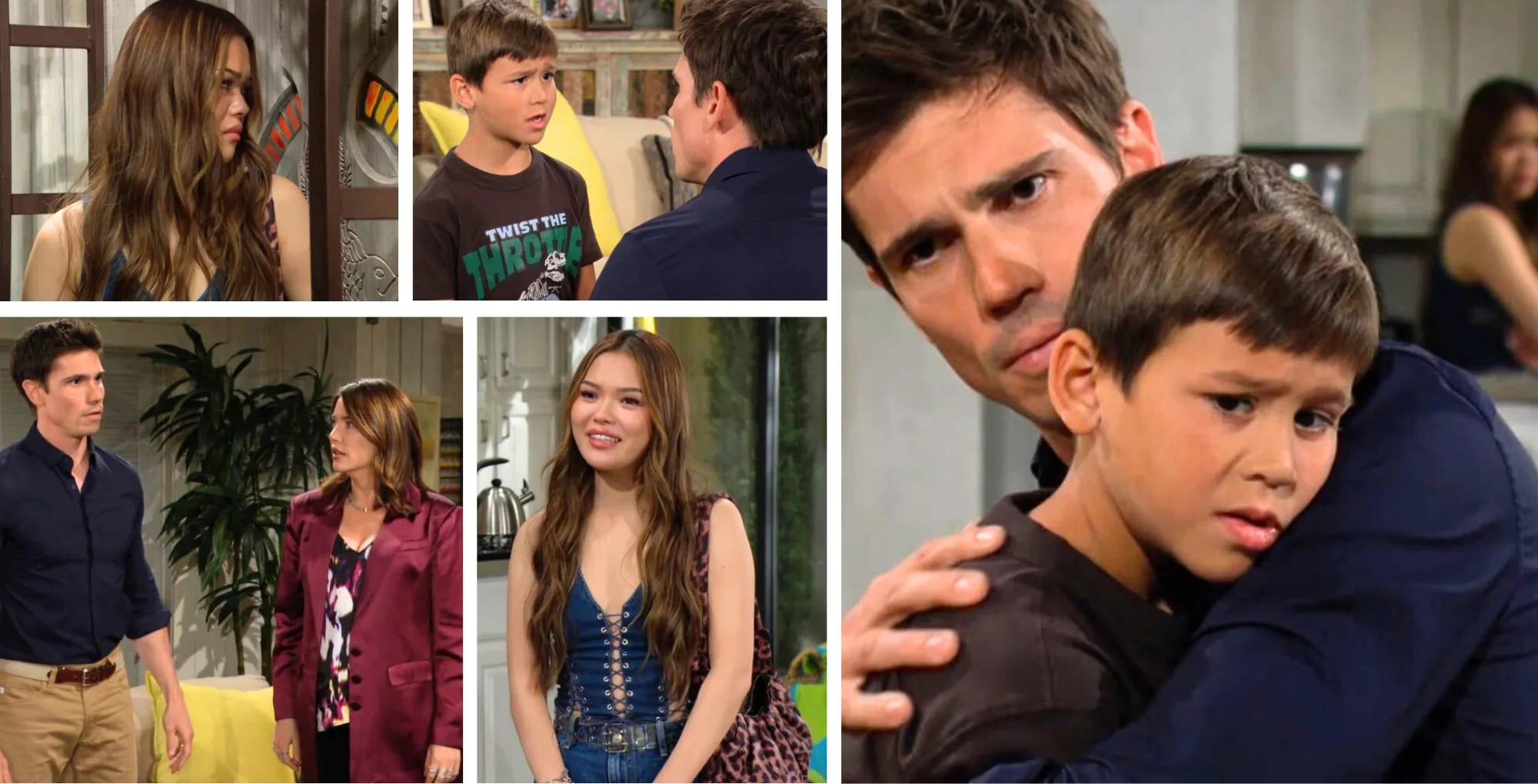 Bold and the Beautiful Luna's reaction to Hayes