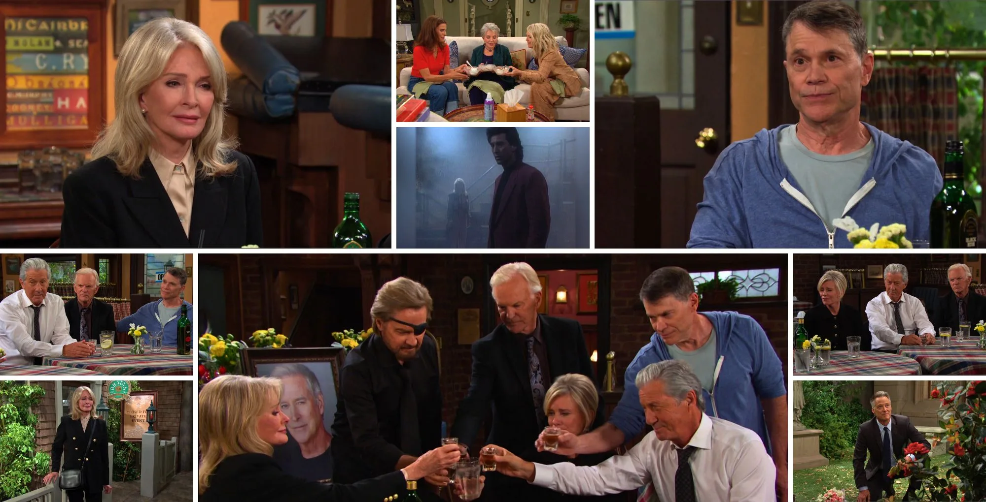 Collage of the Thursday, June 12 episode of Days of Our Lives.