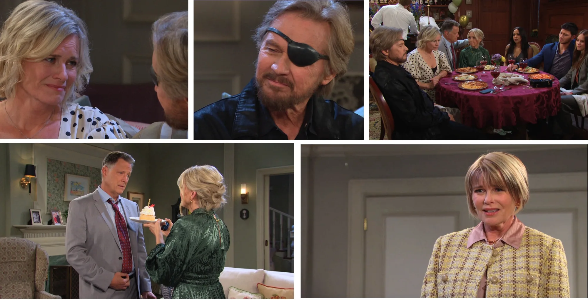 Collage of the Monday, June 16 episode of Days of Our Lives.