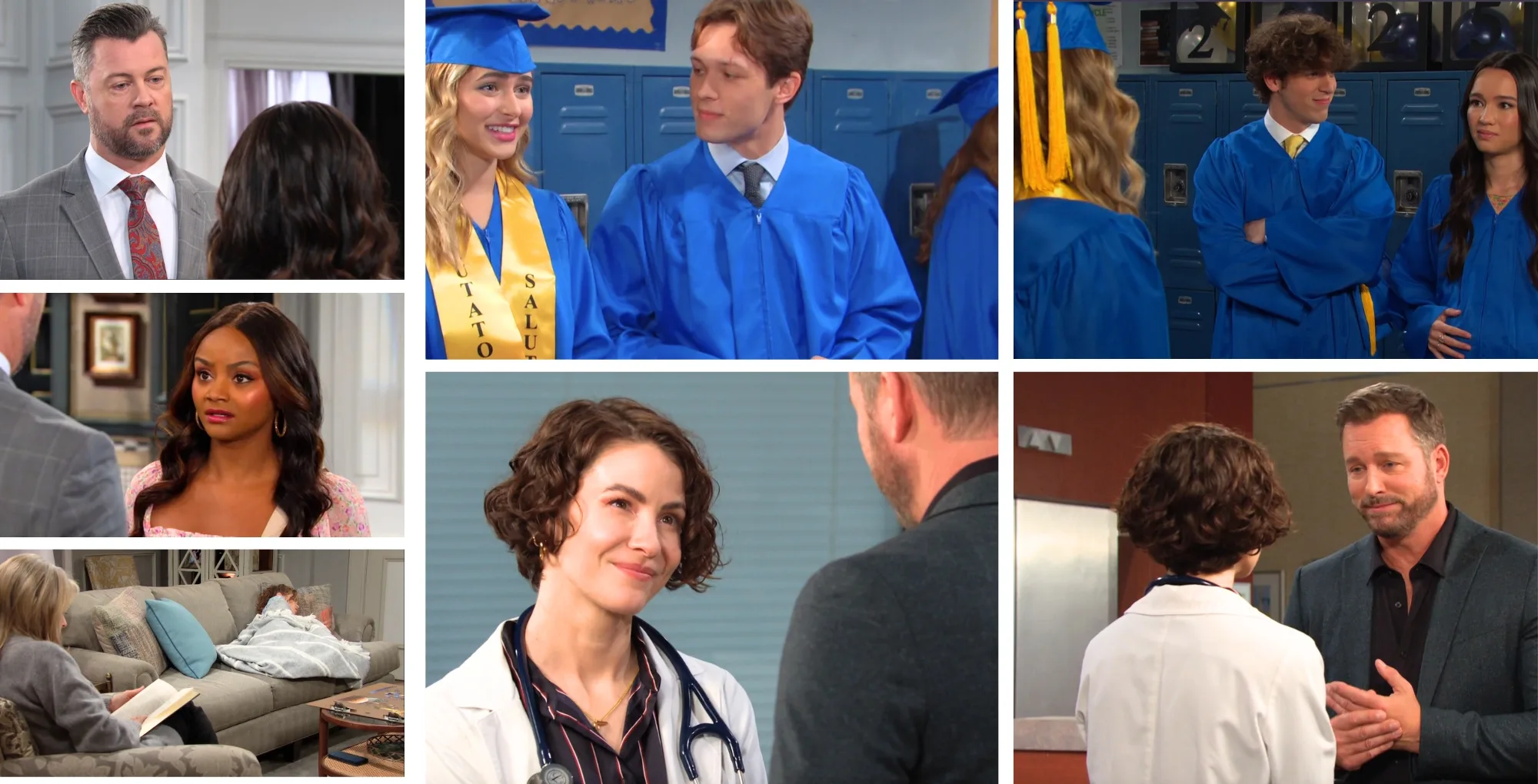 Collage of the Friday, June 20 episode of Days of Our Lives.
