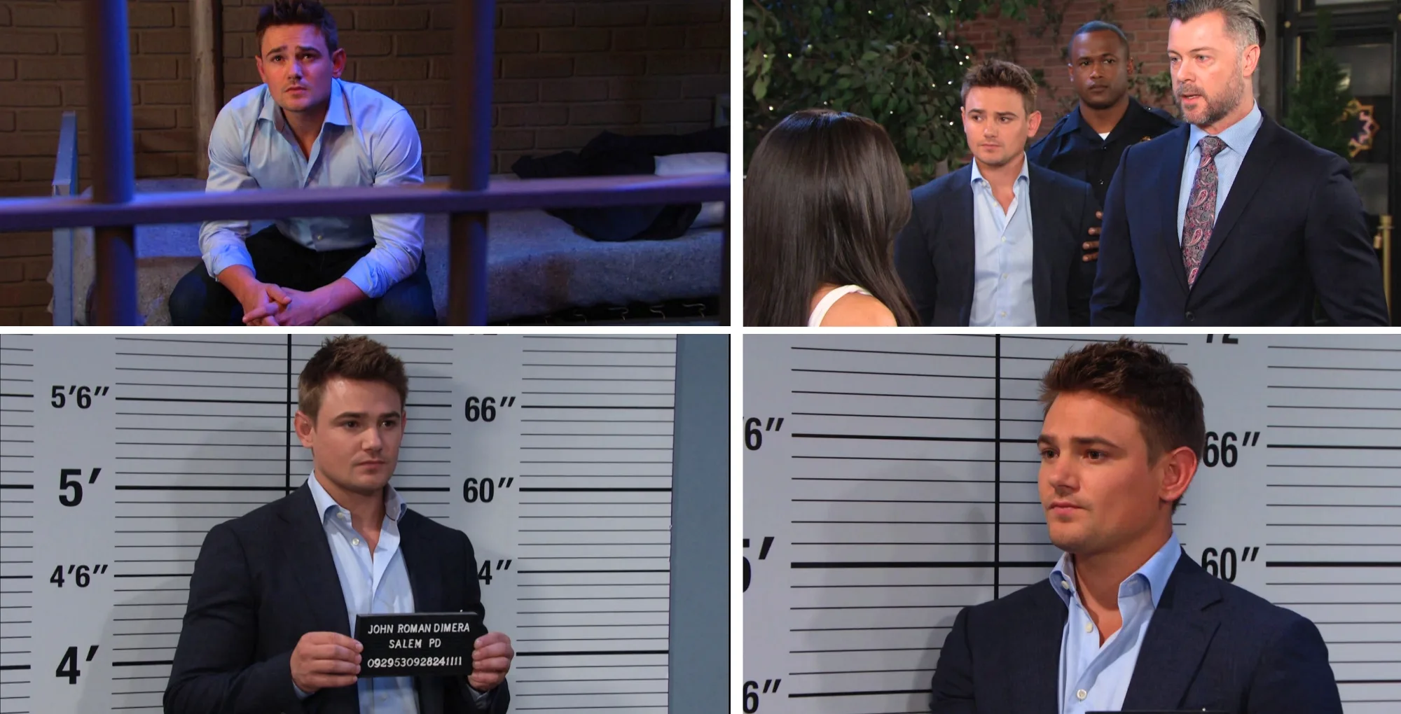Collage for the Monday, June 30 episode of Days of Our Lives.