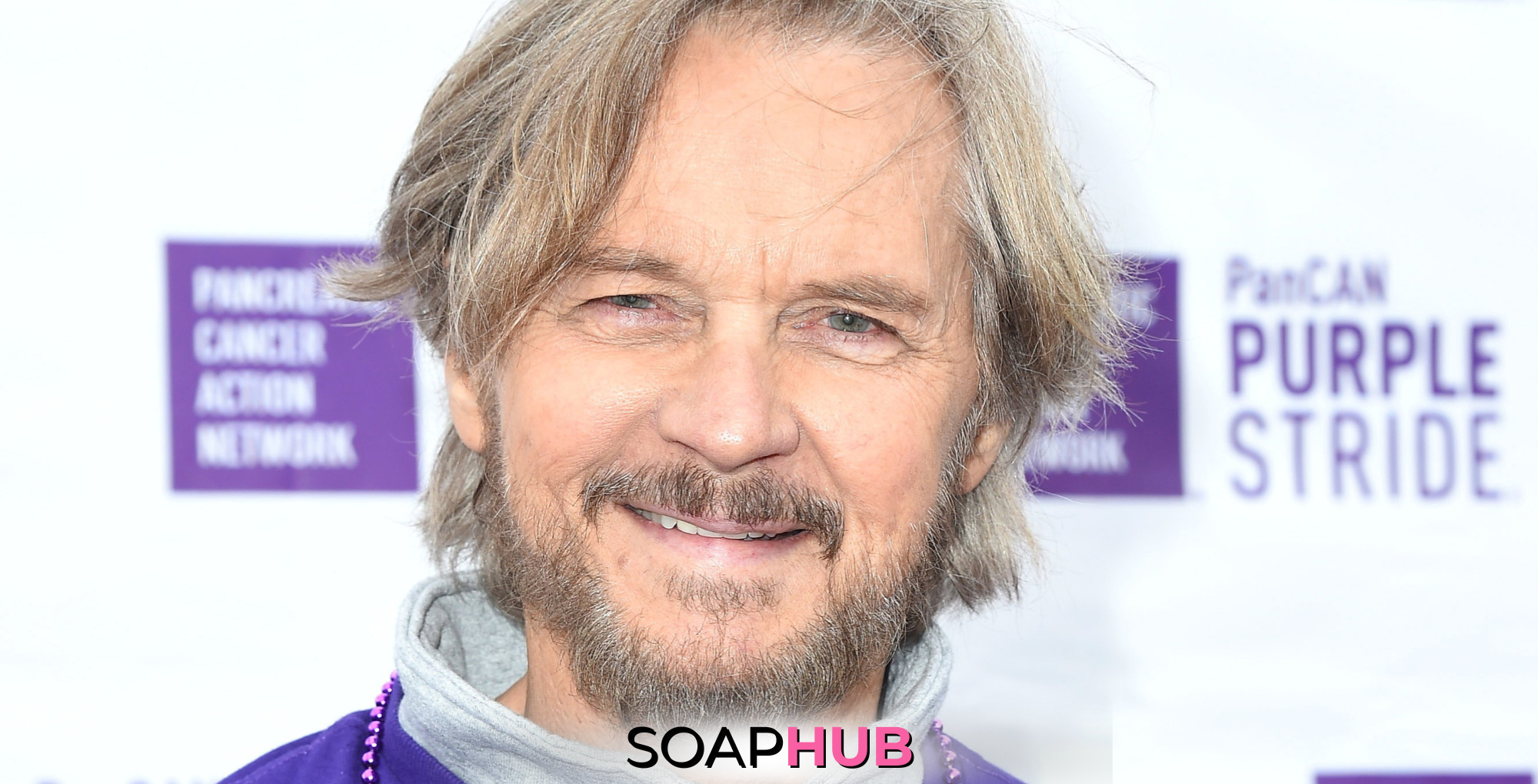 Days of Our Lives' Stephen Nichols with the Soap Hub logo across the bottom.