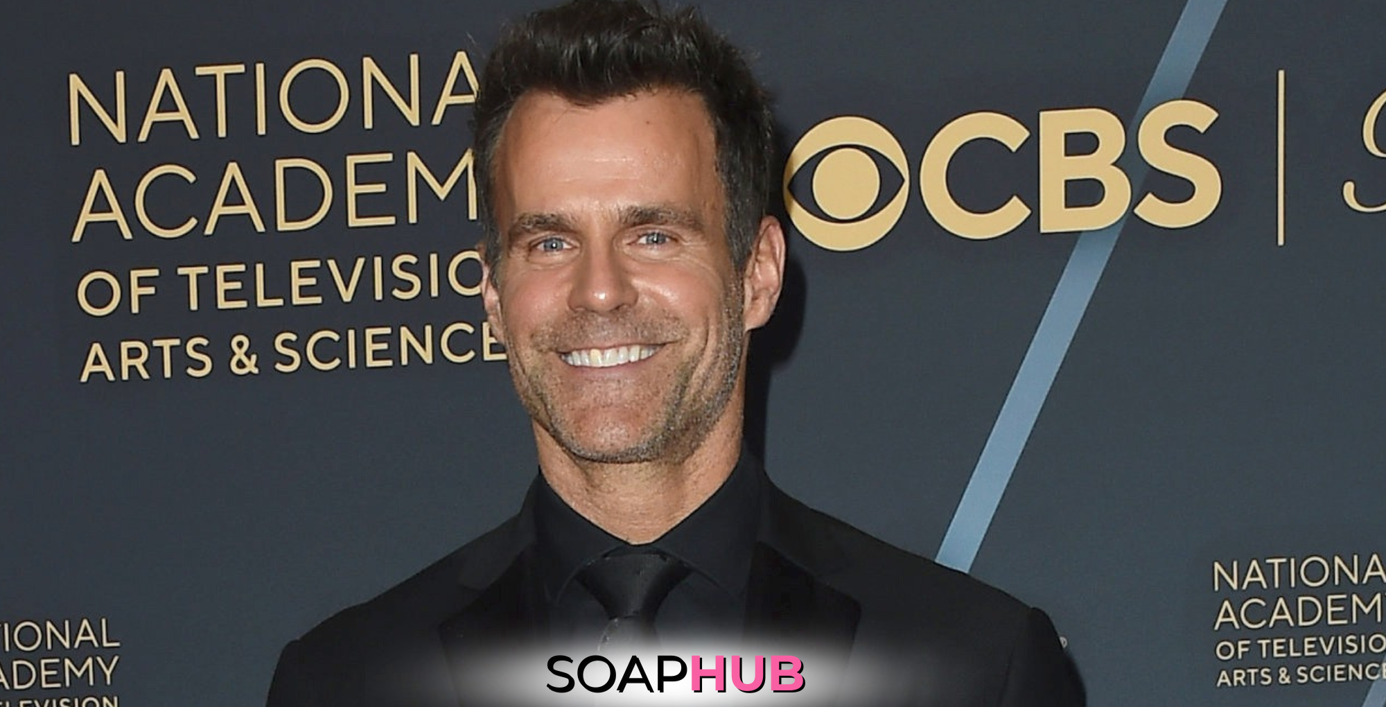 General Hospital's Cameron Mathison with the Soap Hub logo across the bottom.