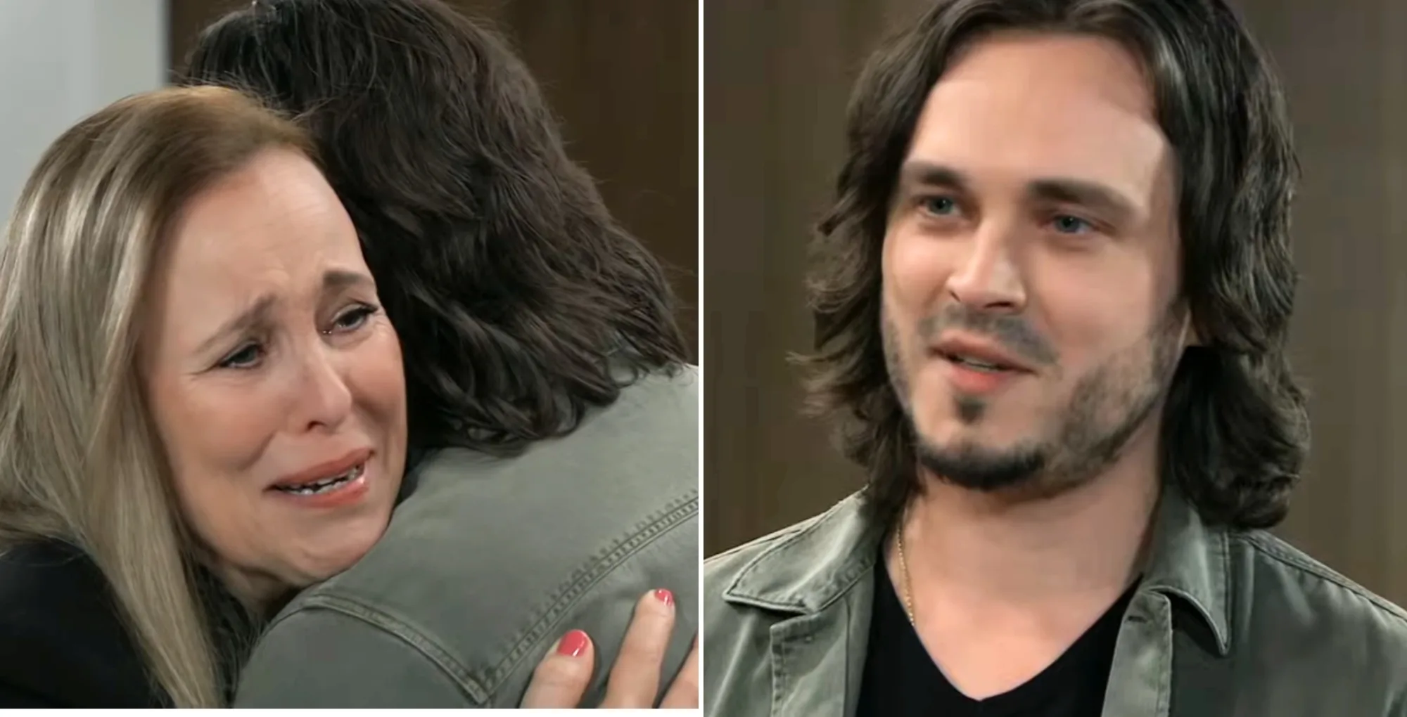Laura and Lucky on the June 11, 2025 episode of General Hospital.