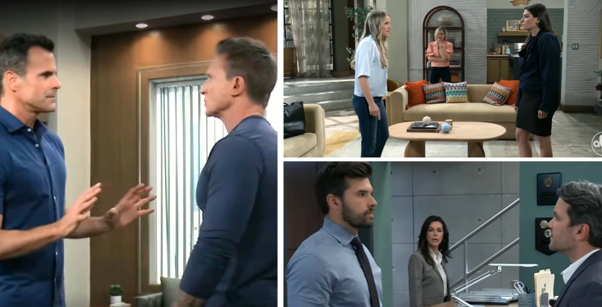 Drew, Jason, Lulu, Brook Lynn, Chase, and Dante on the June 16, 2025 episode of General Hospital