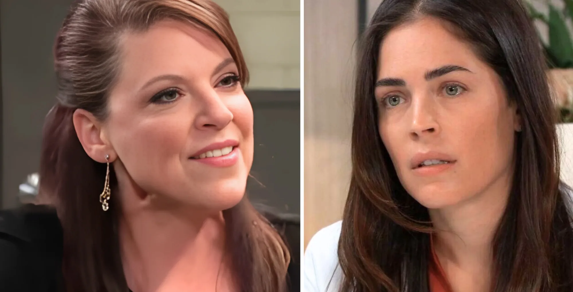 General Hospital Liesl and Britt with the Soap Hub logo
