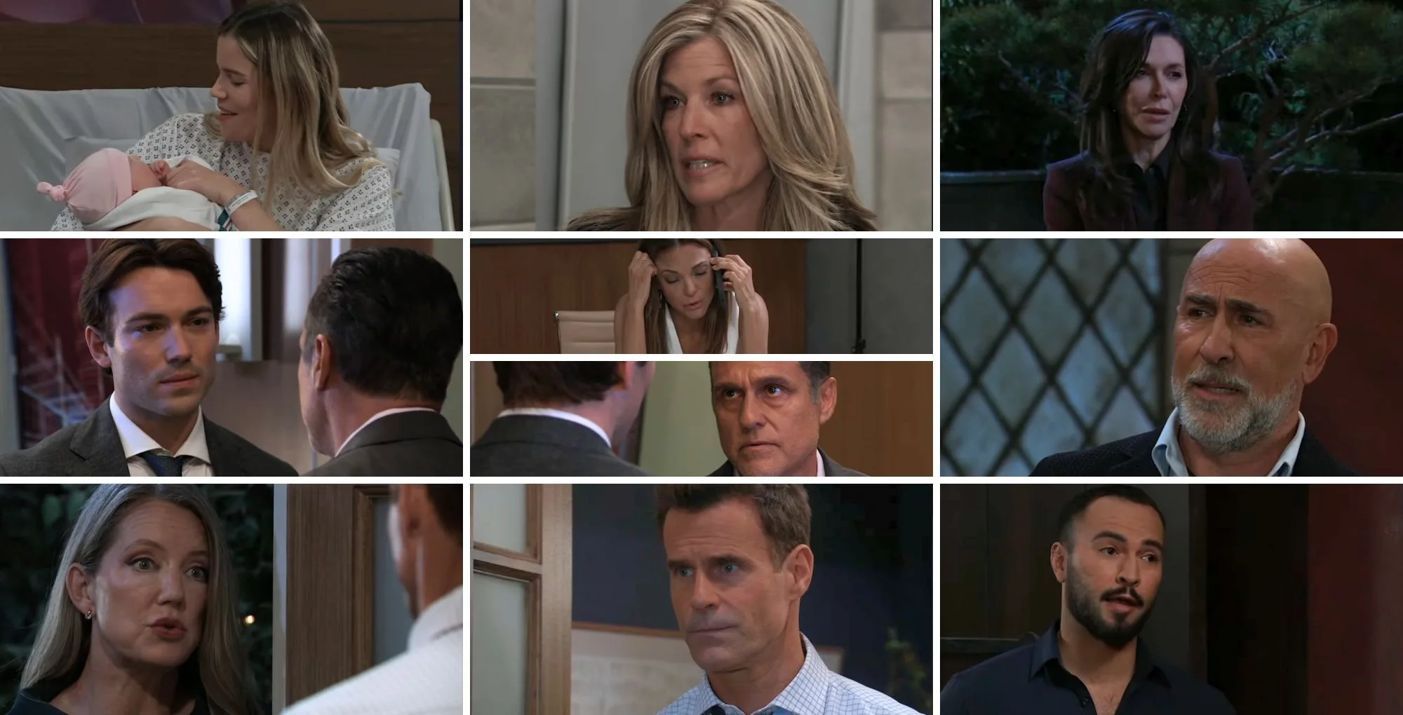 The cast of General Hospital with the Soap Hub logo across the bottom.