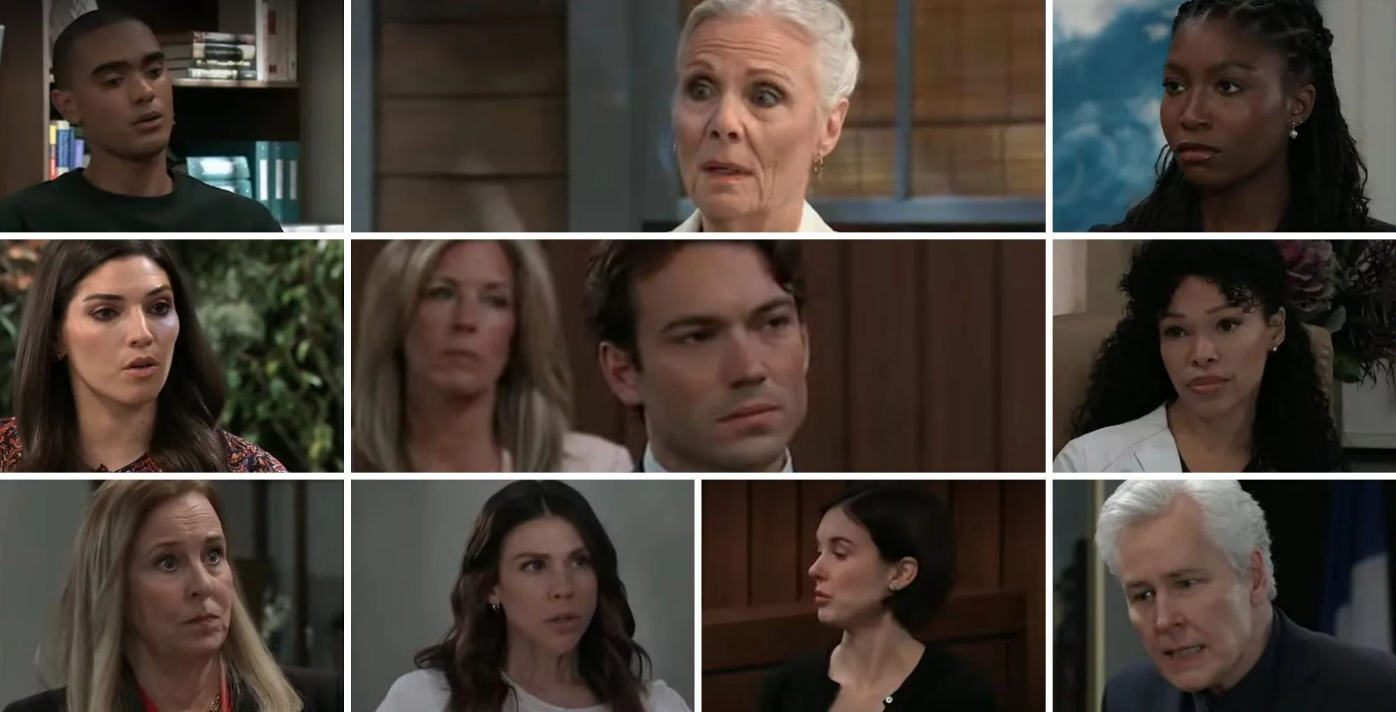 The cast of General Hospital with the Soap Hub logo across the bottom.