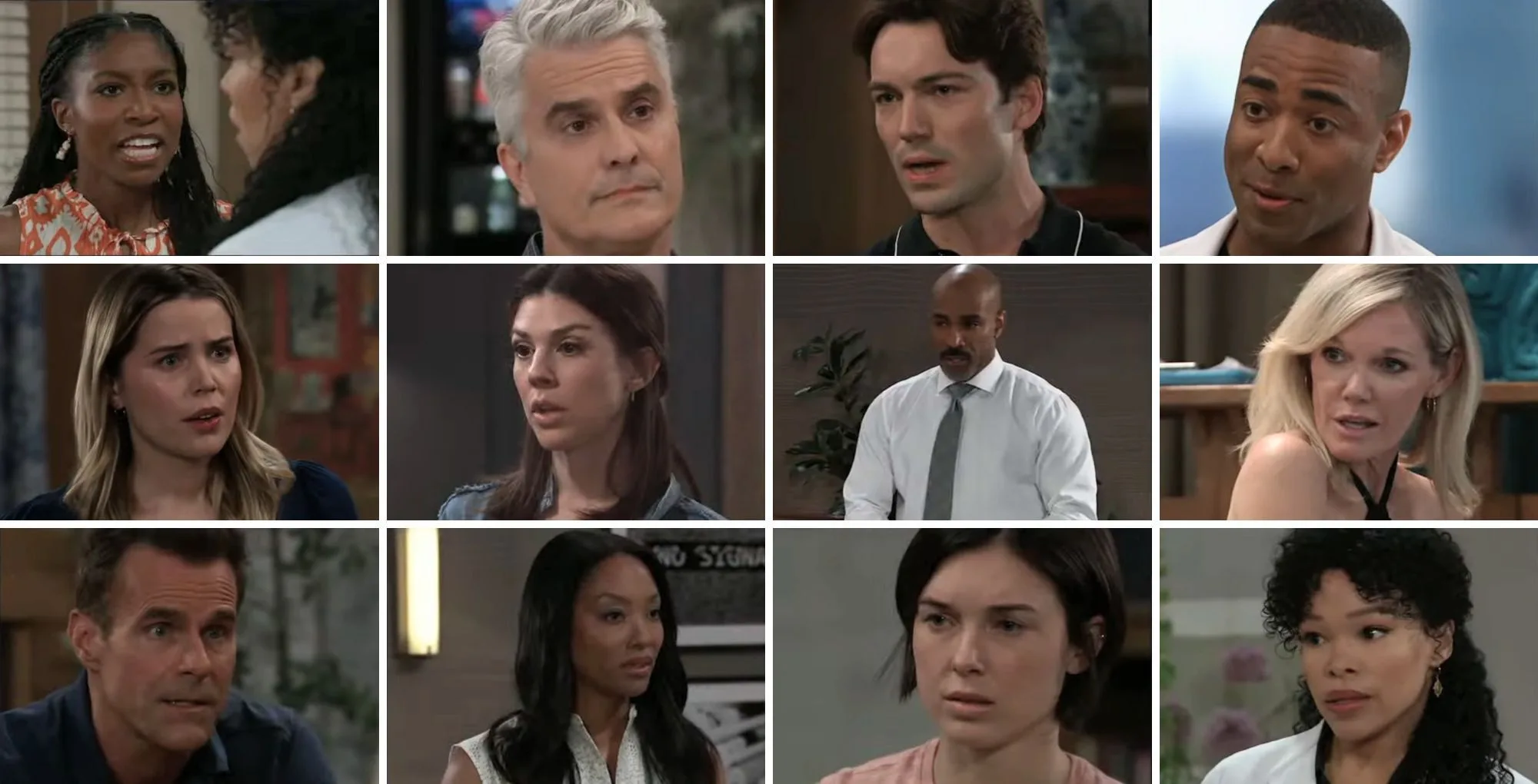 The cast of General Hospital with the Soap Hub logo across the bottom.