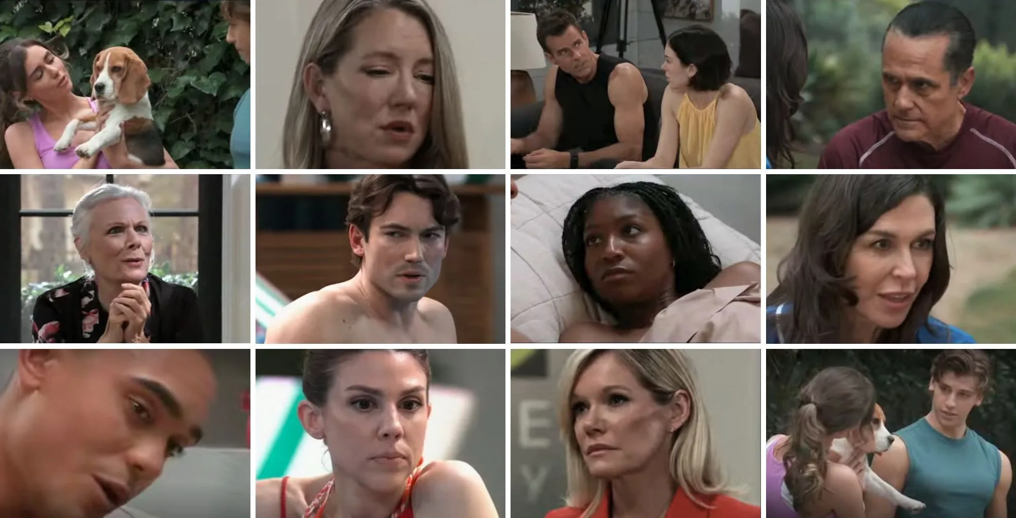 The cast of General Hospital with the Soap Hub logo across the bottom.