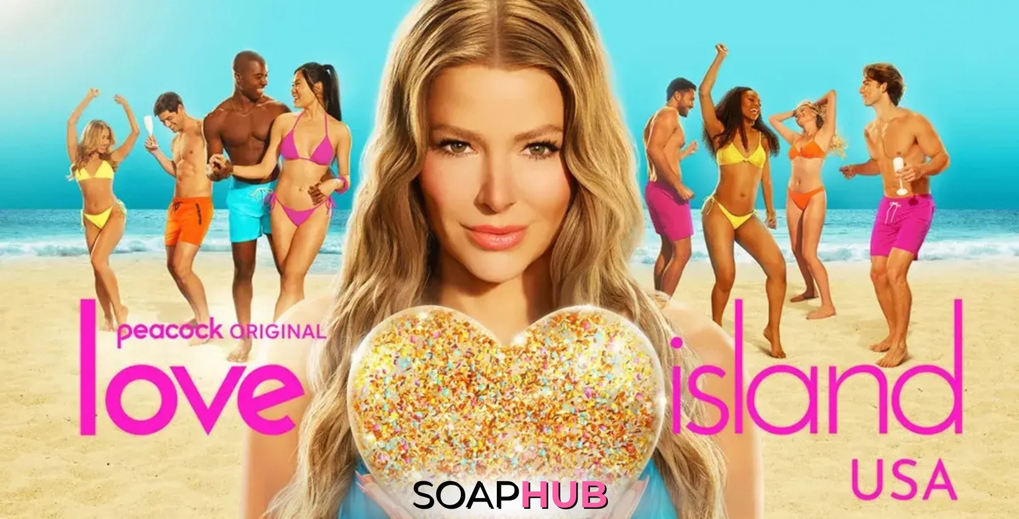 Love Island's Ariana Madix with the Soap Hub logo.