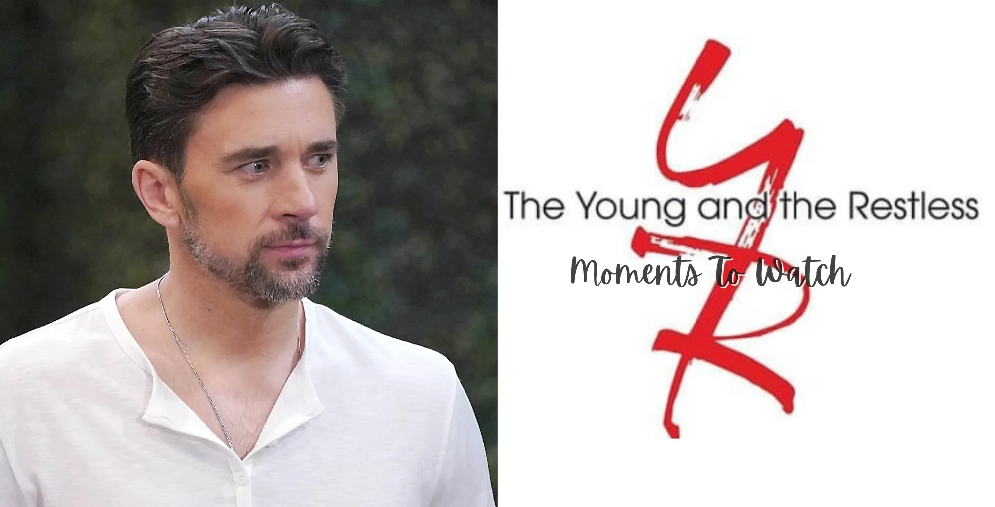 Young and the Restless Moments to Watch June 23-27 Cane and the Y&R logo.