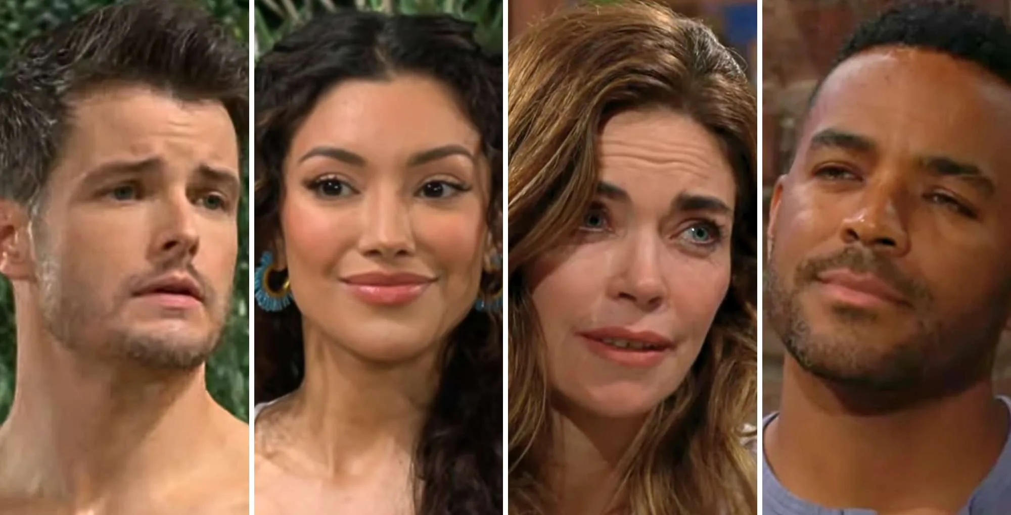 The Young and the Restless June 26 Kyle, Audra, Victoria, and Nate.