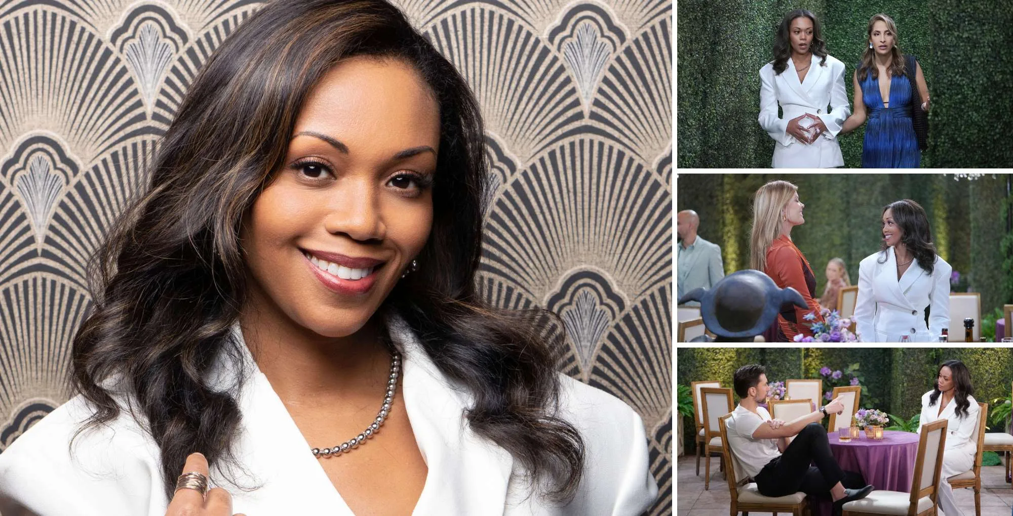 The Young and the Restless Mishael Morgan and Amanda.