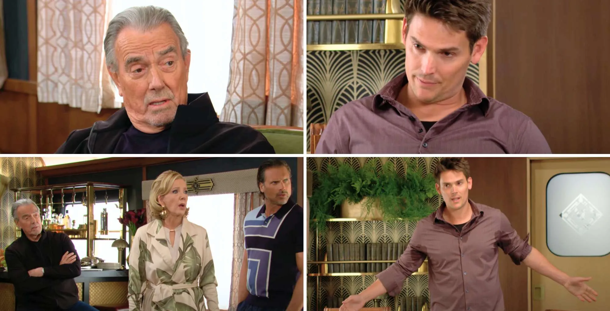Young and the Restless spoilers Victor, Adam, Nikki, and Nick.