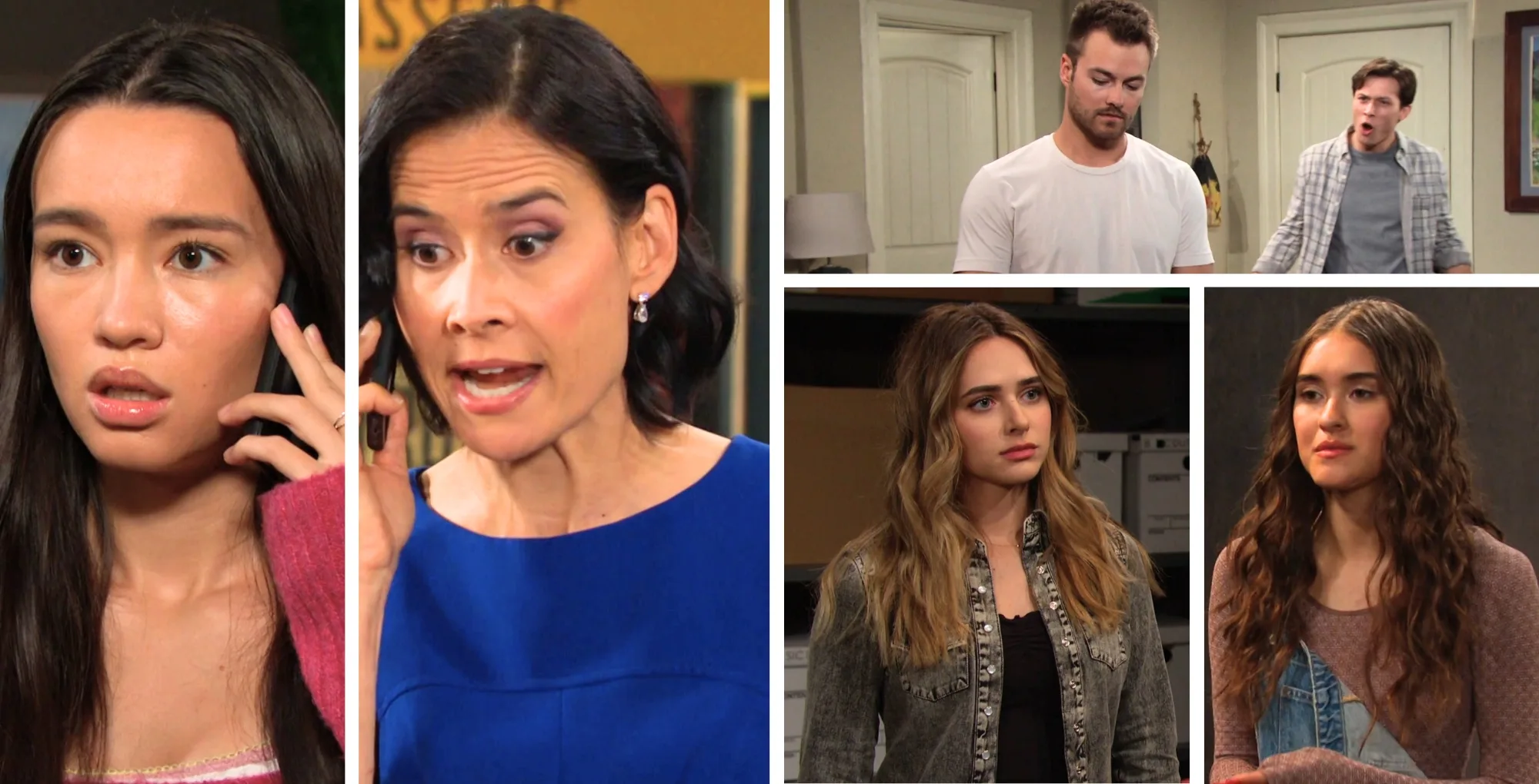 The Thursday, July 17 episode of Days of Our Lives, featuring Sophia , Amy, Holly, Ari, as well as Doug and Tate.