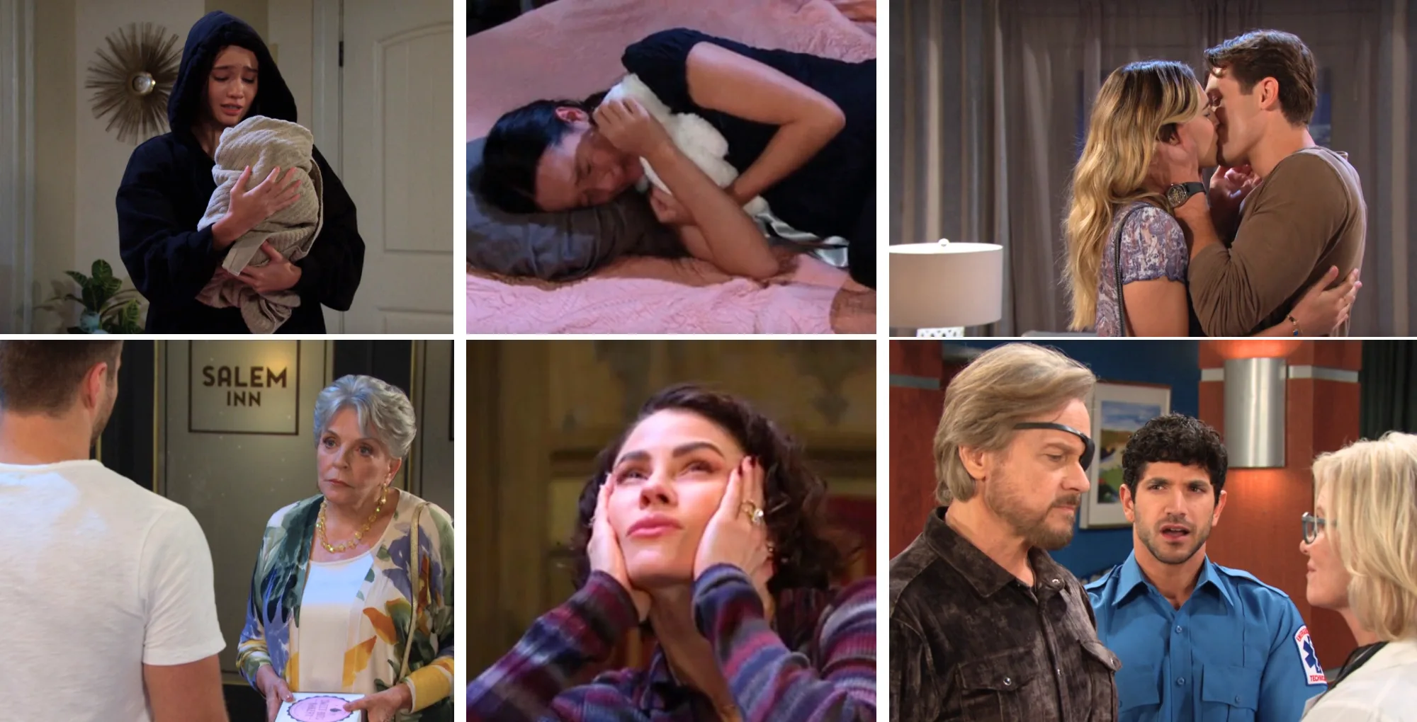 Collage of the Wednesday, July 2 episode of Days of Our Lives.