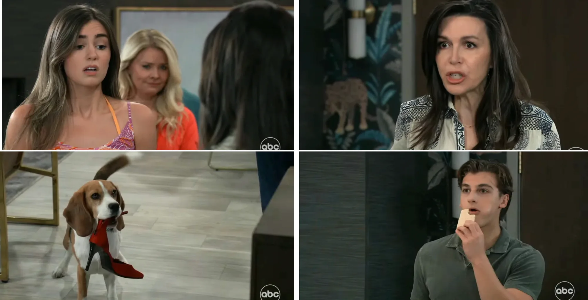Emma, Anna, and Gio on July 14, 2025 episode of General Hospital