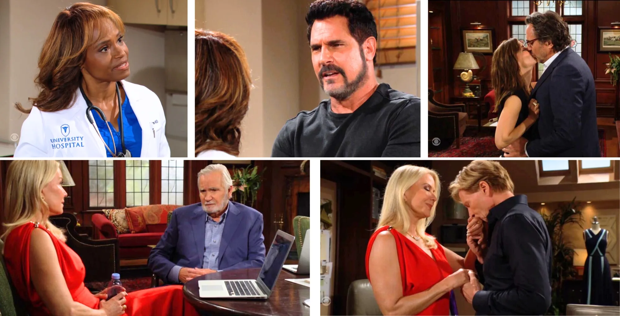 Bold and the Beautiful Key Moments July 15 Grace, Bill, Taylor, Ridge, Brooke, Eric, Nick